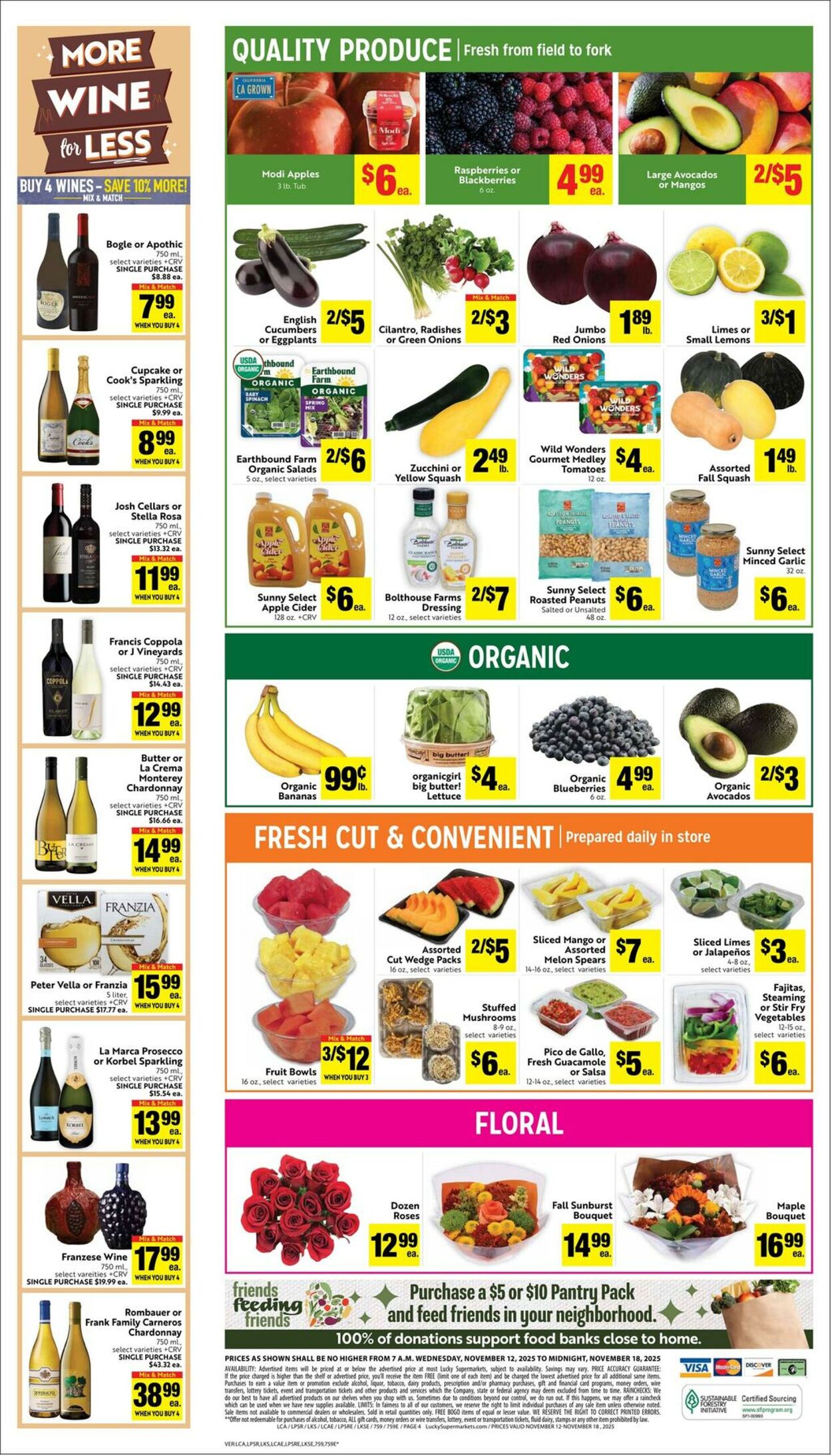 Weekly ad Lucky Supermarkets 11/12/2025 - 11/18/2025