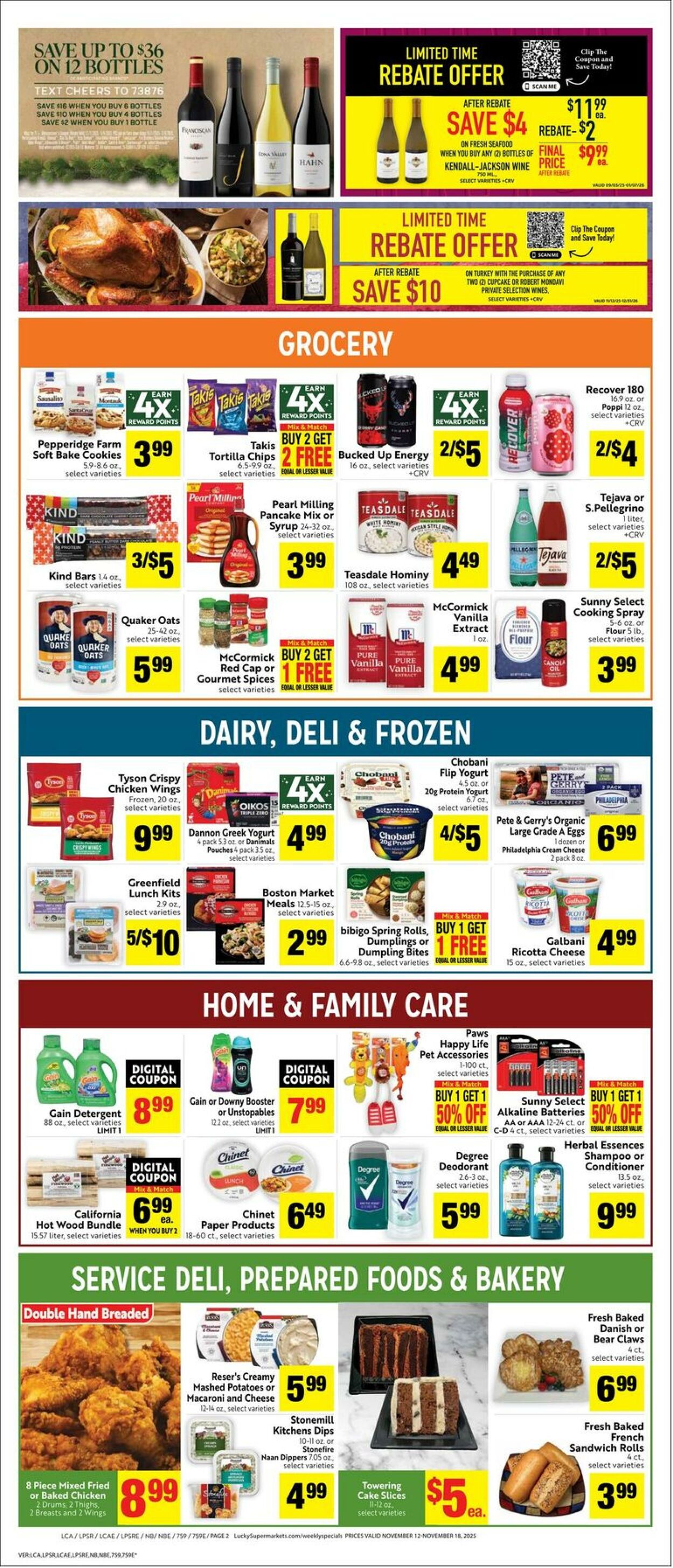Weekly ad Lucky Supermarkets 11/12/2025 - 11/18/2025