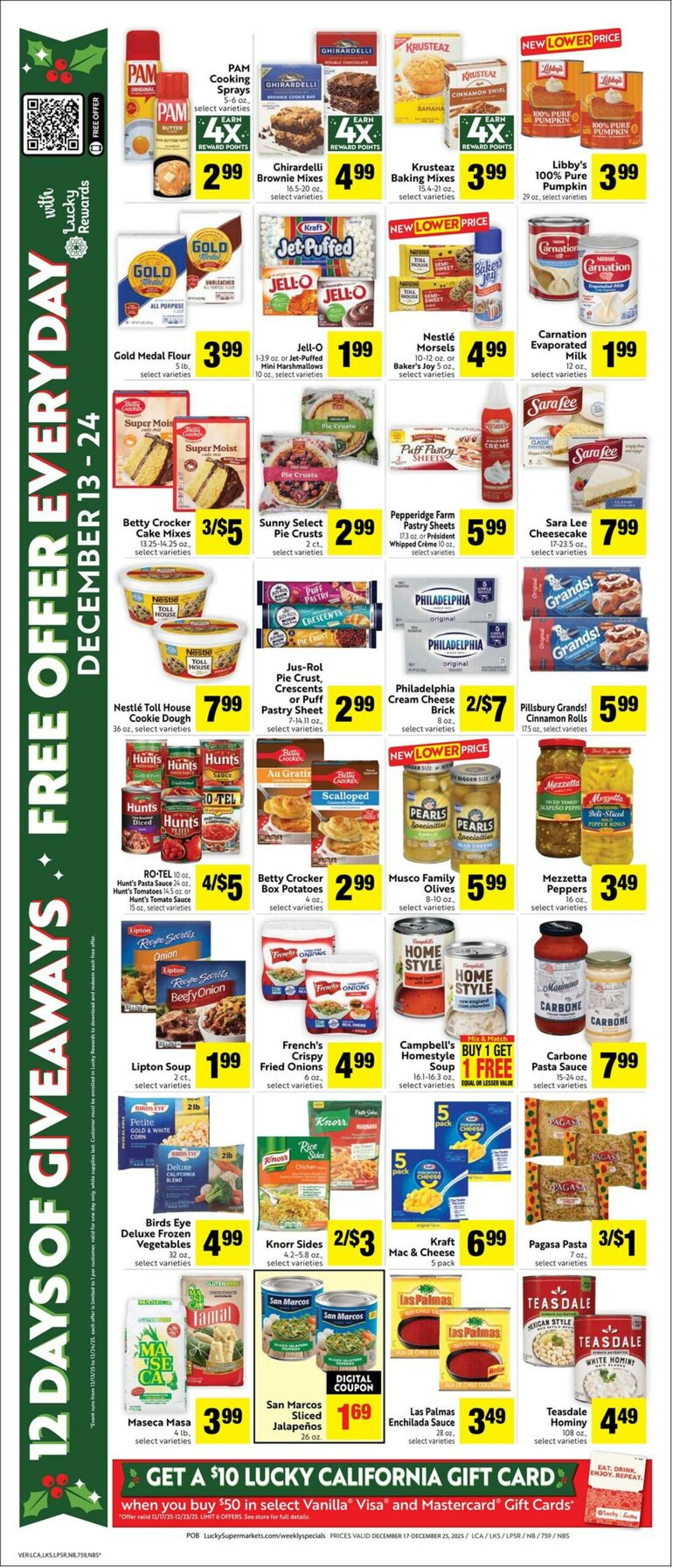 Weekly ad Lucky Supermarkets 12/17/2025 - 12/25/2025