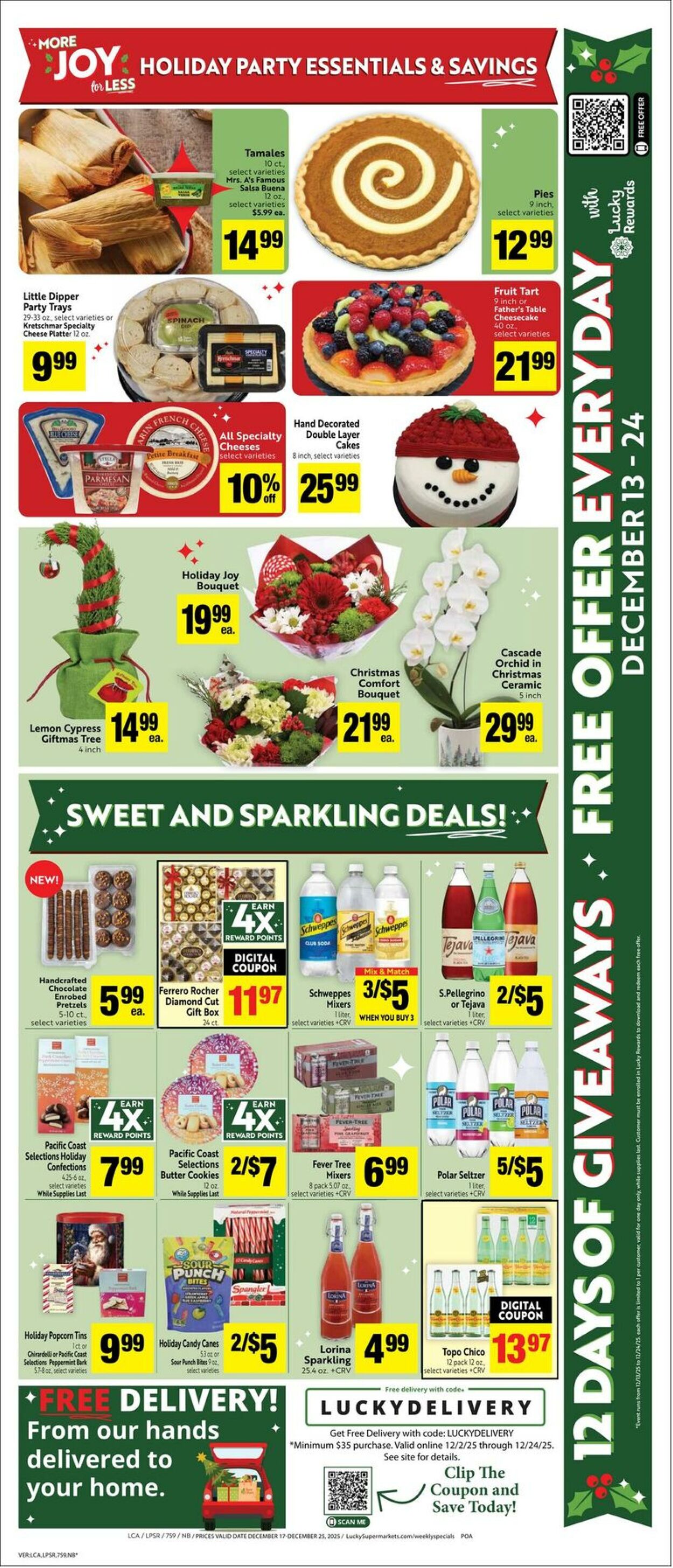 Weekly ad Lucky Supermarkets 12/17/2025 - 12/25/2025