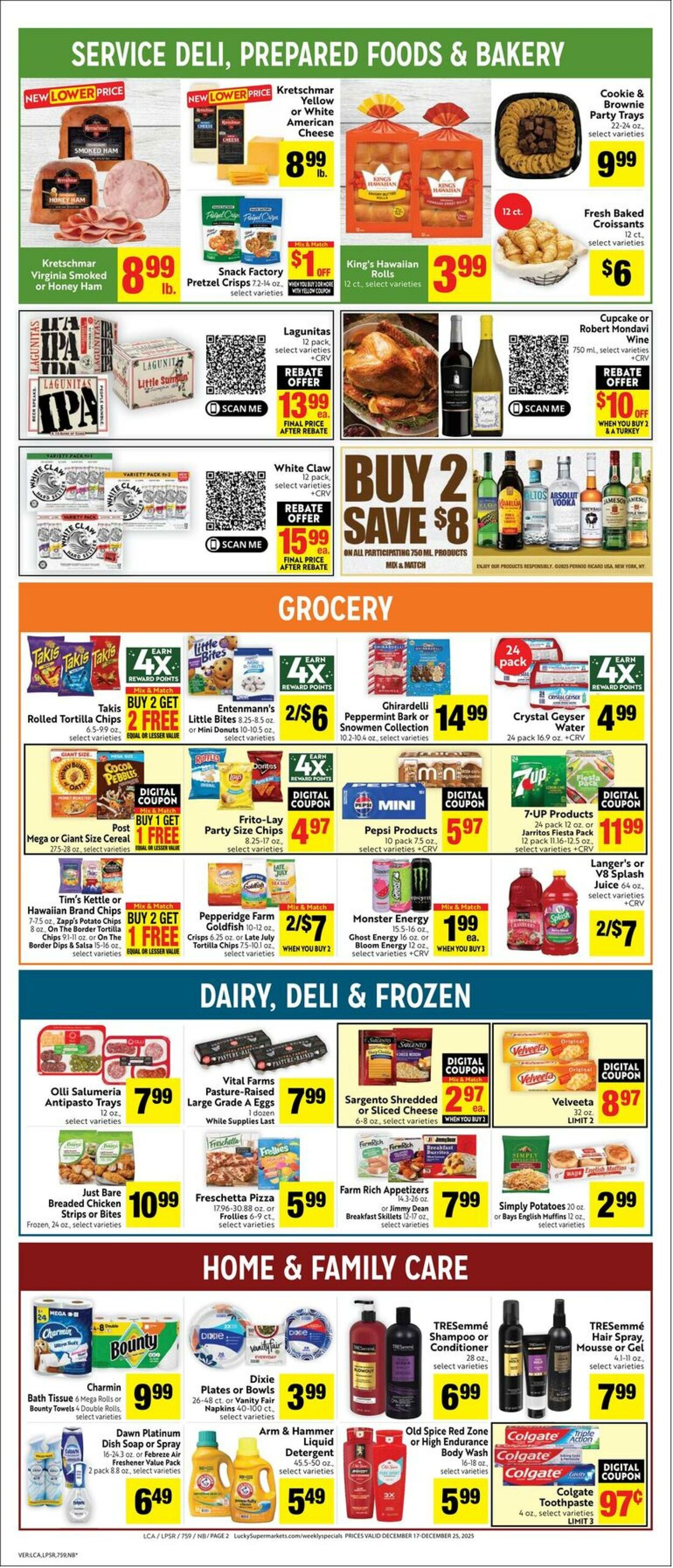 Weekly ad Lucky Supermarkets 12/17/2025 - 12/25/2025