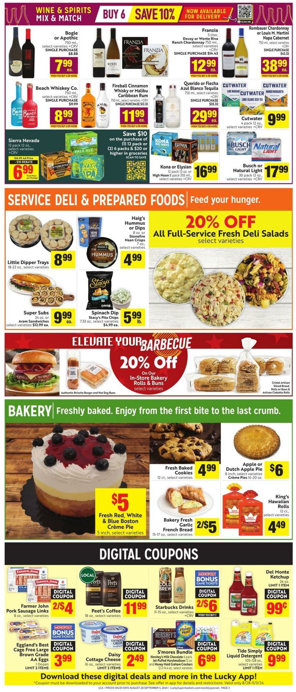 Weekly ad Lucky Supermarkets 08/28/2024 - 09/03/2024