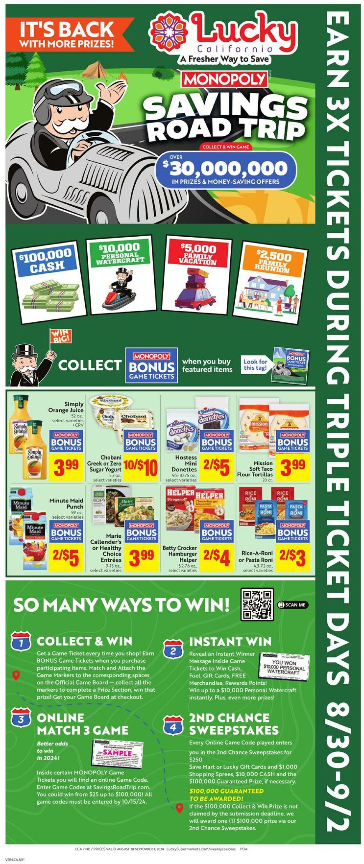 Weekly ad Lucky Supermarkets 08/28/2024 - 09/03/2024