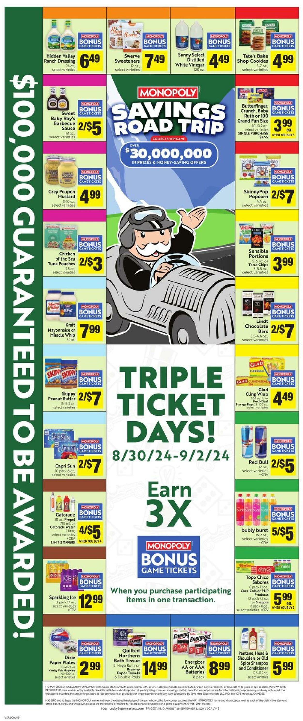 Weekly ad Lucky Supermarkets 08/28/2024 - 09/03/2024