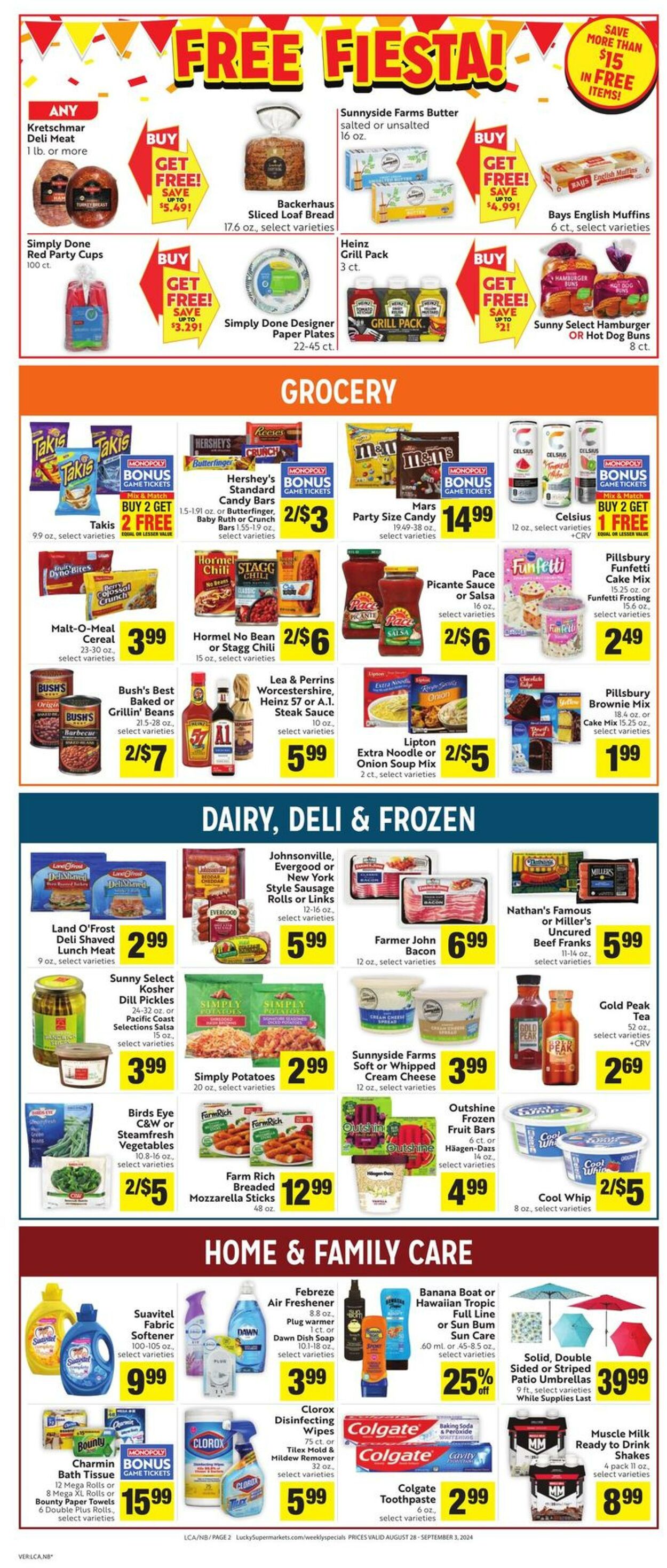 Weekly ad Lucky Supermarkets 08/28/2024 - 09/03/2024