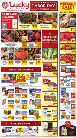 Weekly ad Lucky Supermarkets 09/25/2024 - 10/01/2024