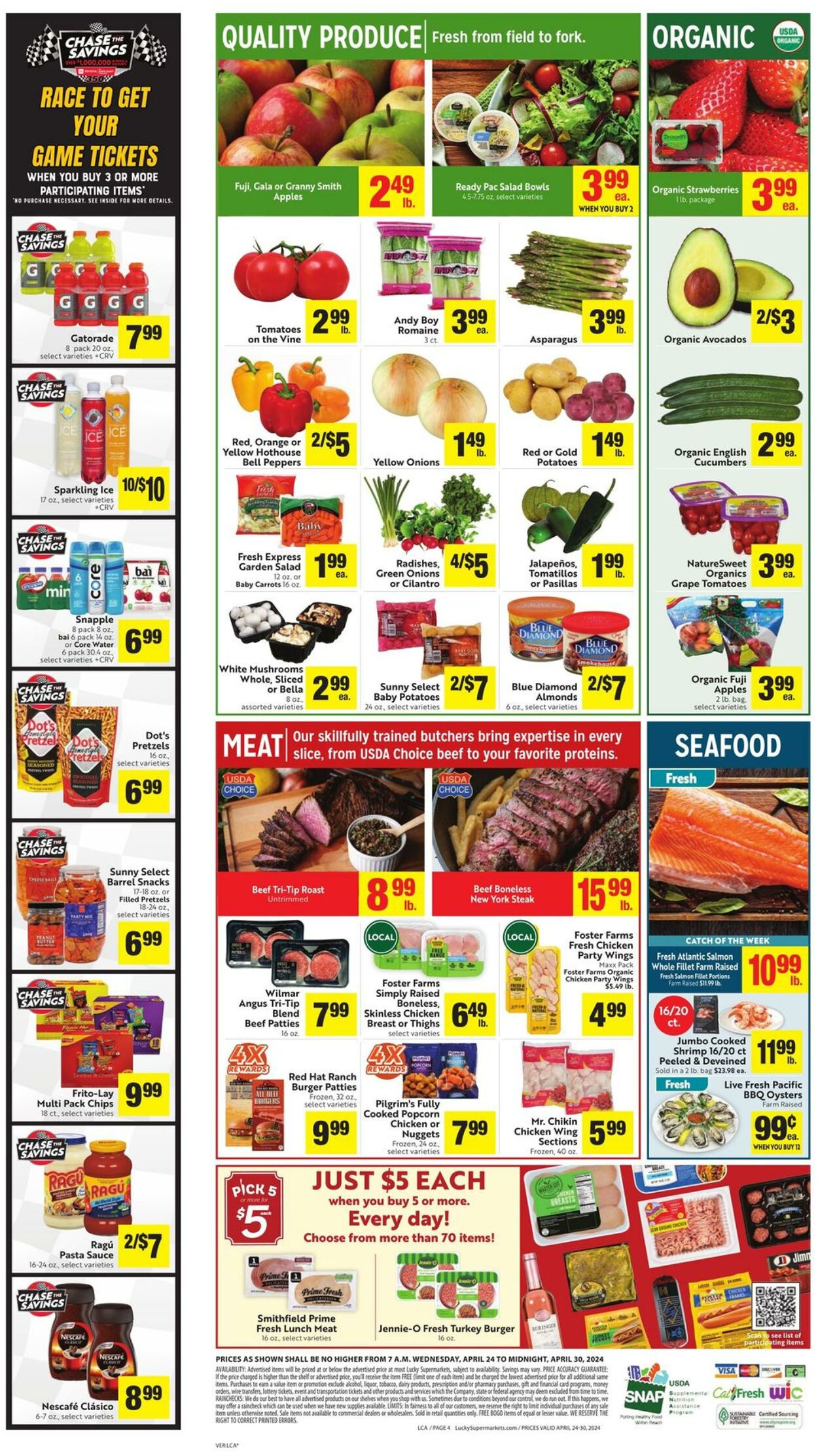 Weekly ad Lucky Supermarkets 04/24/2024 - 04/30/2024