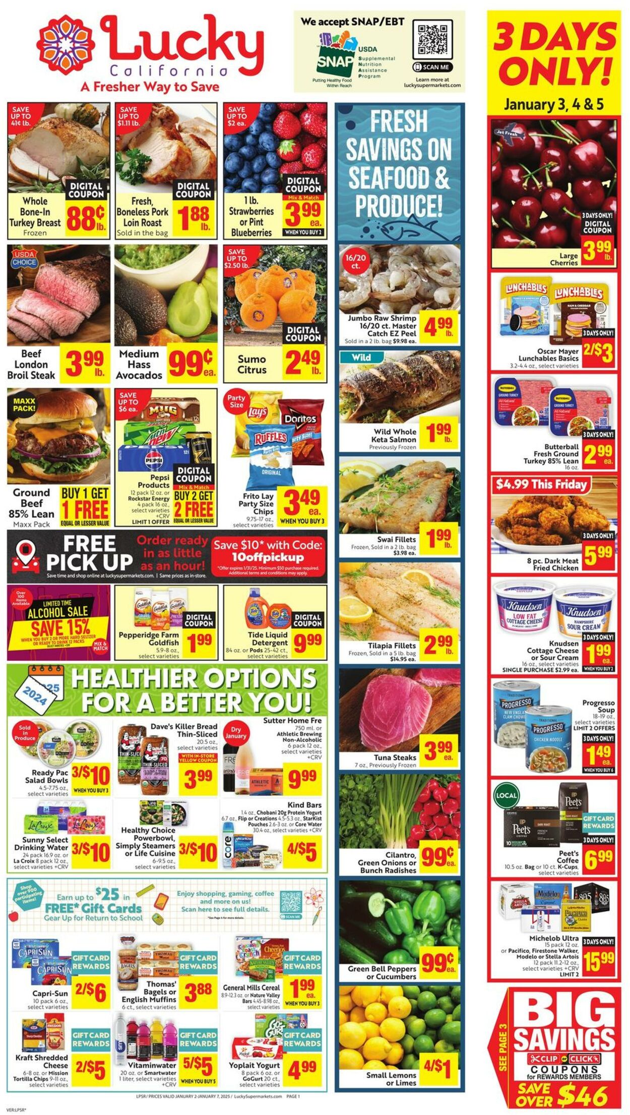 Weekly ad Lucky Supermarkets 01/02/2025 - 01/07/2025