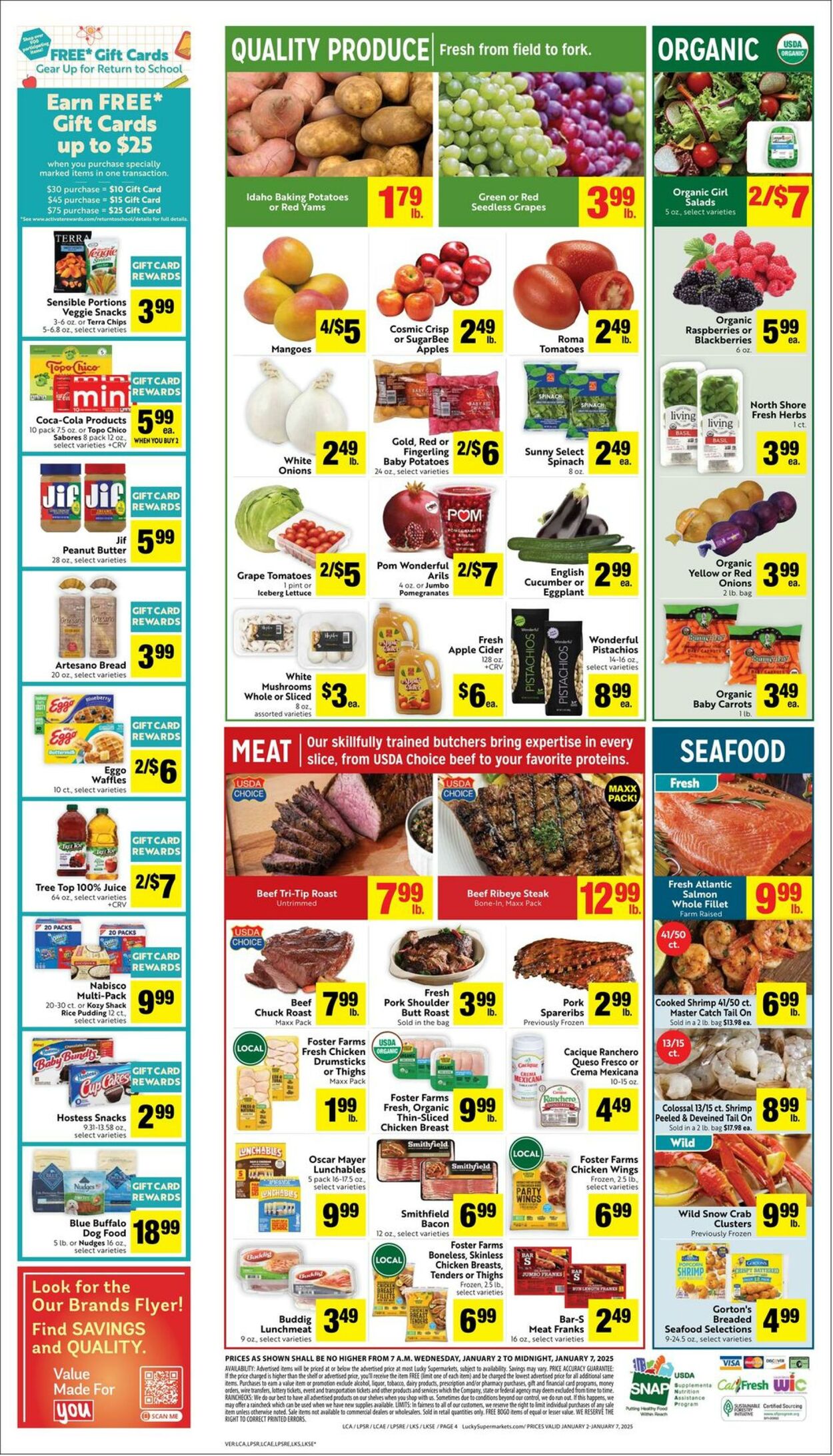 Weekly ad Lucky Supermarkets 01/02/2025 - 01/07/2025