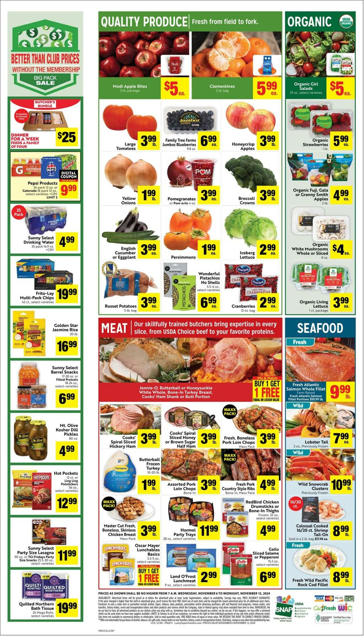 Weekly ad Lucky Supermarkets 11/06/2024 - 11/12/2024