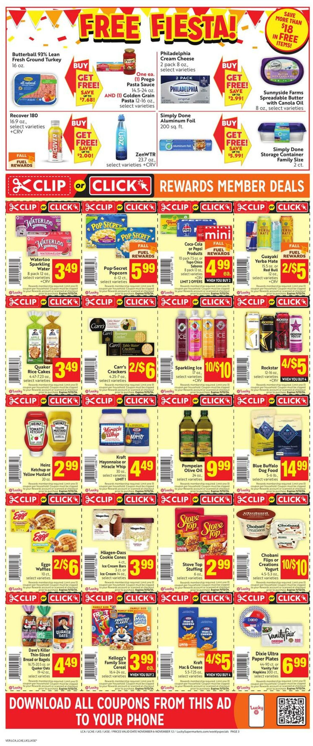 Weekly ad Lucky Supermarkets 11/06/2024 - 11/12/2024