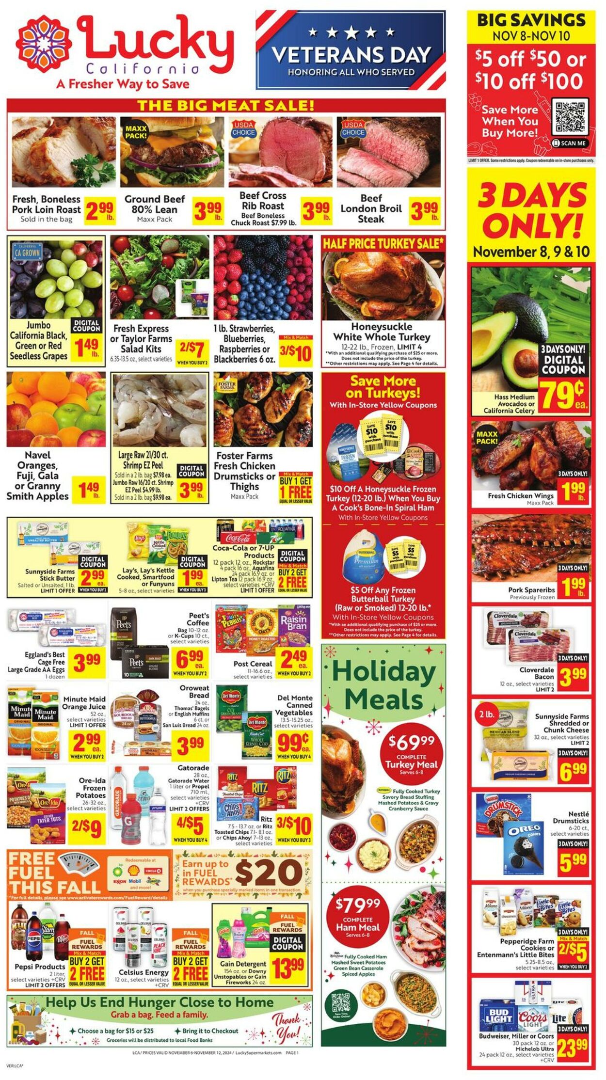 Weekly ad Lucky Supermarkets 11/06/2024 - 11/12/2024