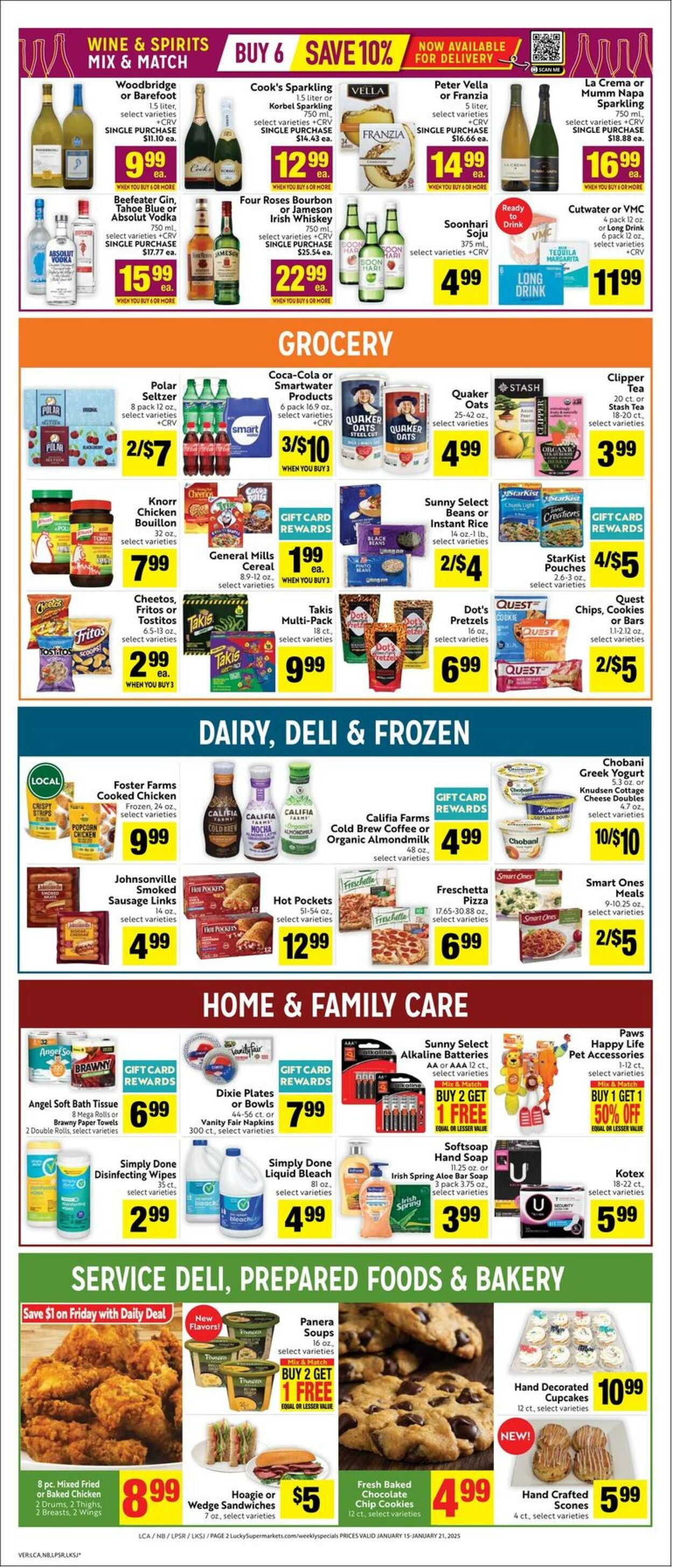 Weekly ad Lucky Supermarkets 01/15/2025 - 01/21/2025