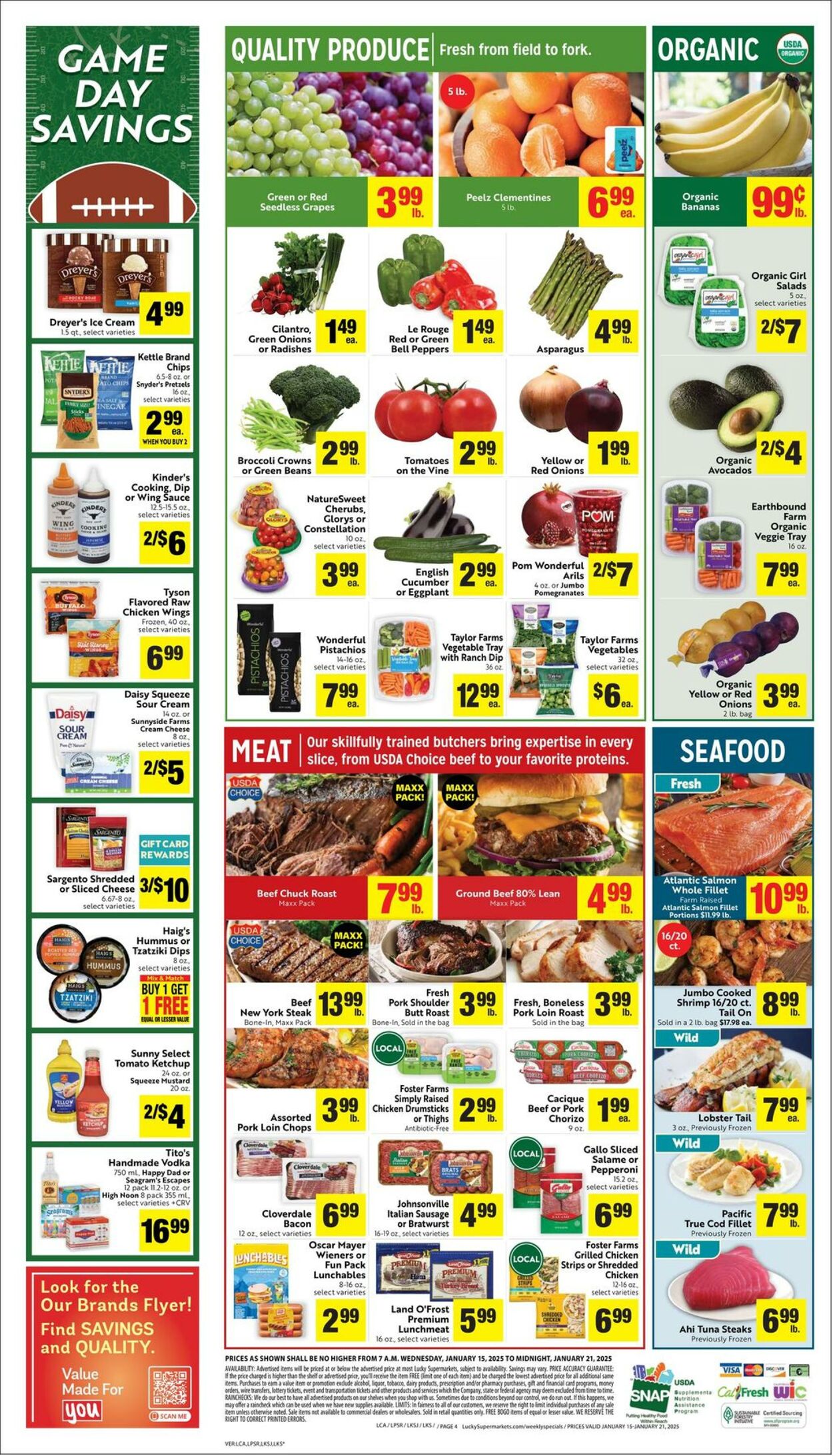 Weekly ad Lucky Supermarkets 01/15/2025 - 01/21/2025