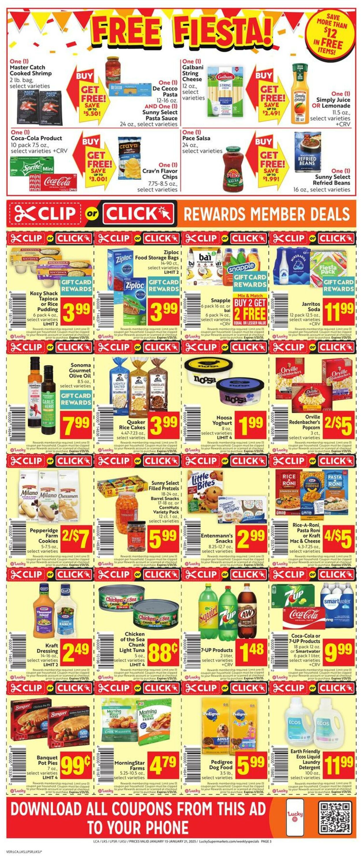 Weekly ad Lucky Supermarkets 01/15/2025 - 01/21/2025