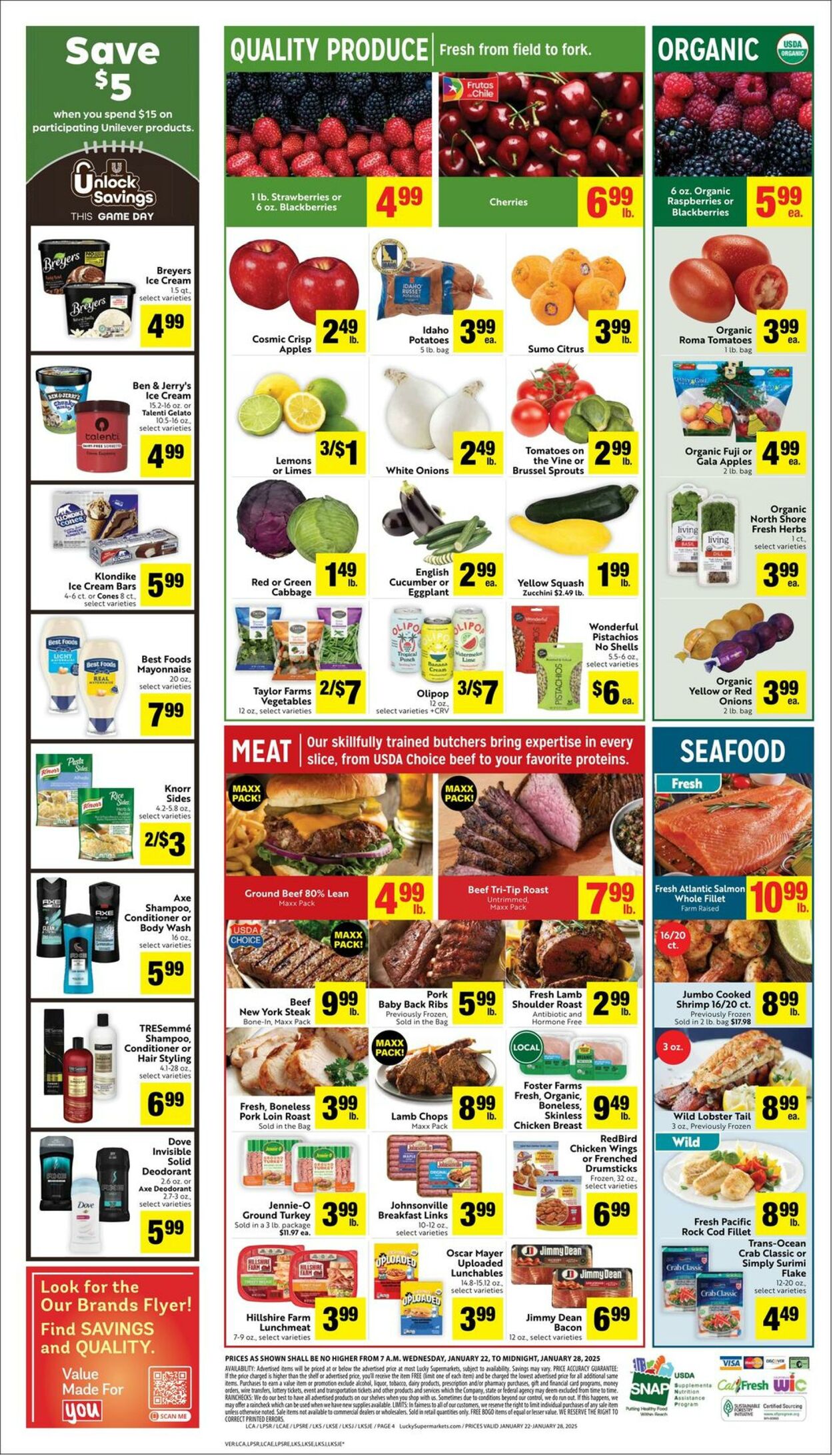 Weekly ad Lucky Supermarkets 01/22/2025 - 01/28/2025