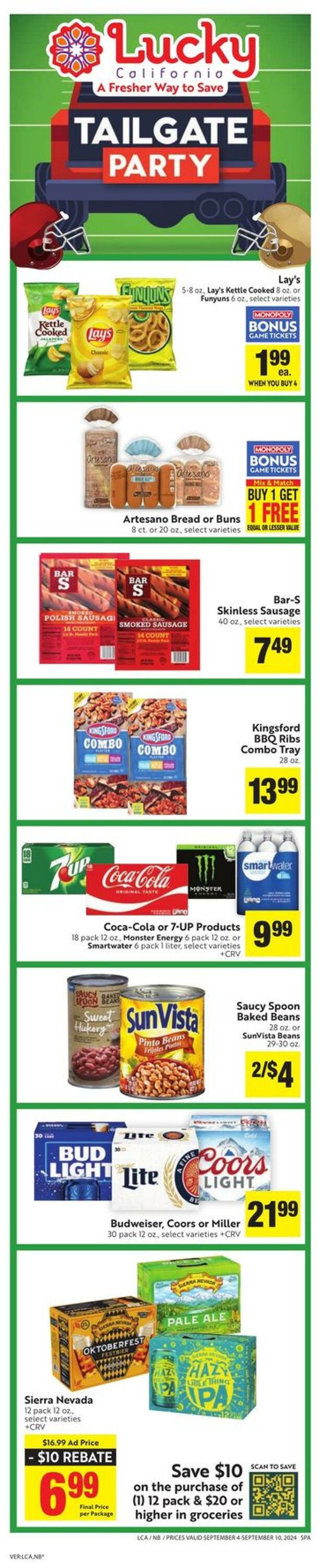 Weekly ad Lucky Supermarkets 09/04/2024 - 09/10/2024