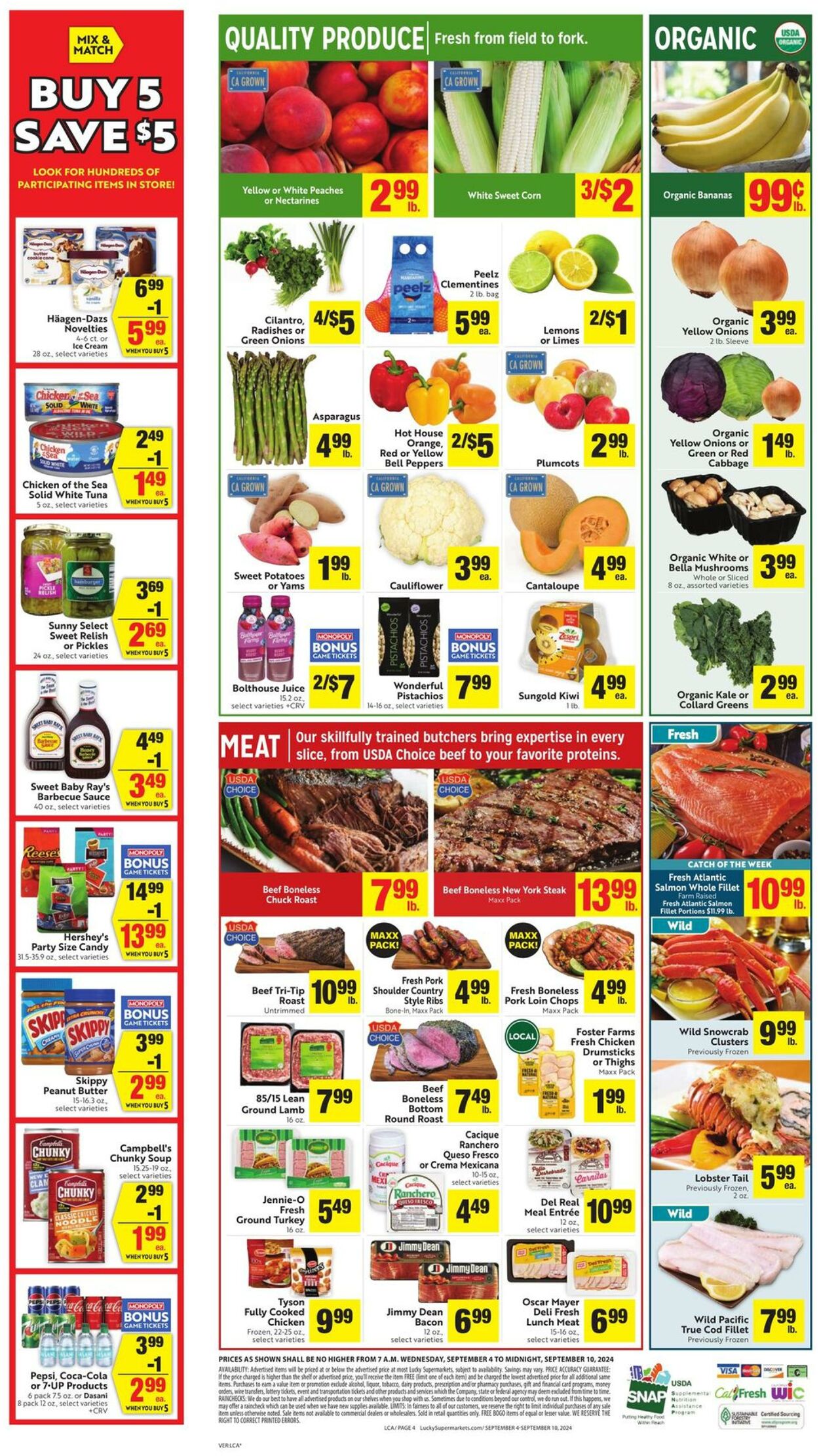 Weekly ad Lucky Supermarkets 09/04/2024 - 09/10/2024