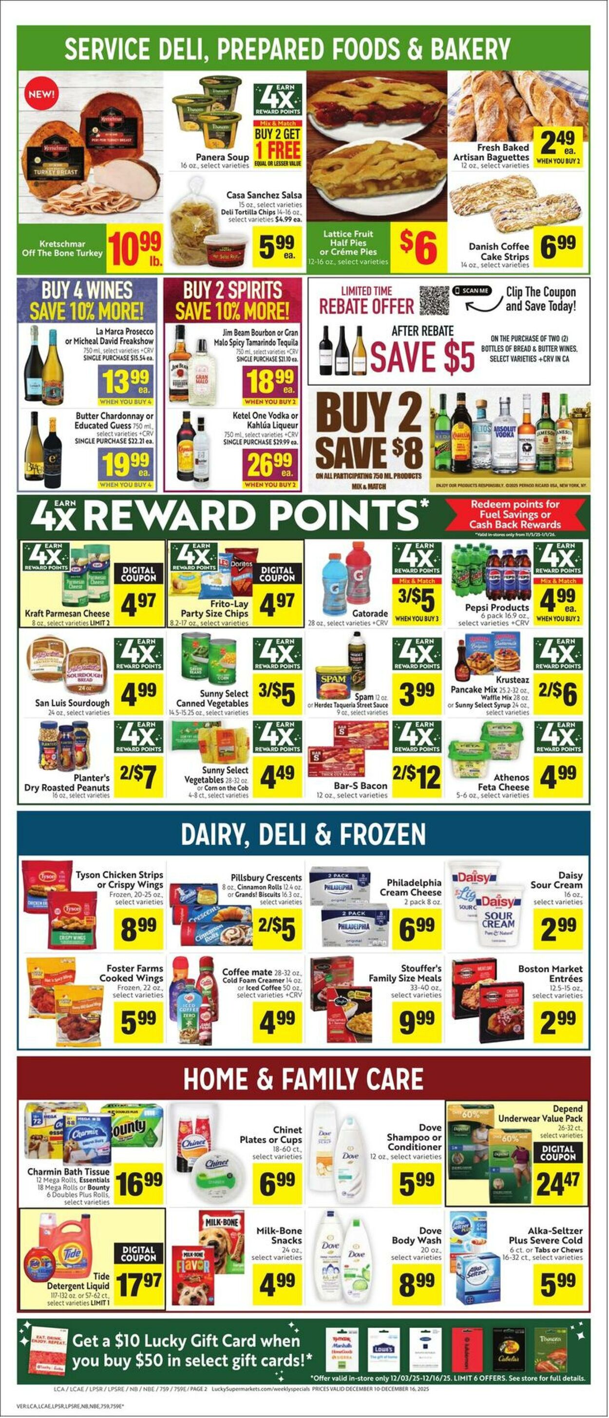 Weekly ad Lucky Supermarkets 12/10/2025 - 12/16/2025