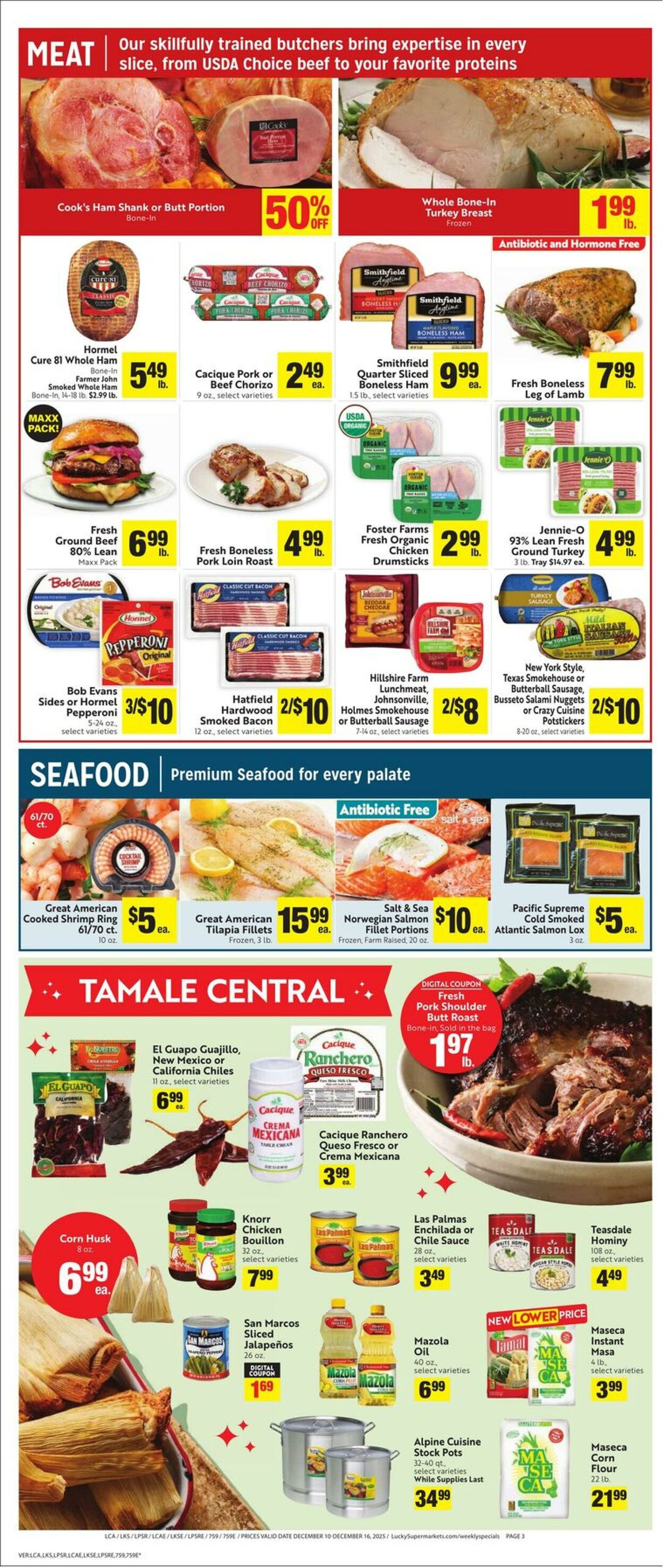Weekly ad Lucky Supermarkets 12/10/2025 - 12/16/2025