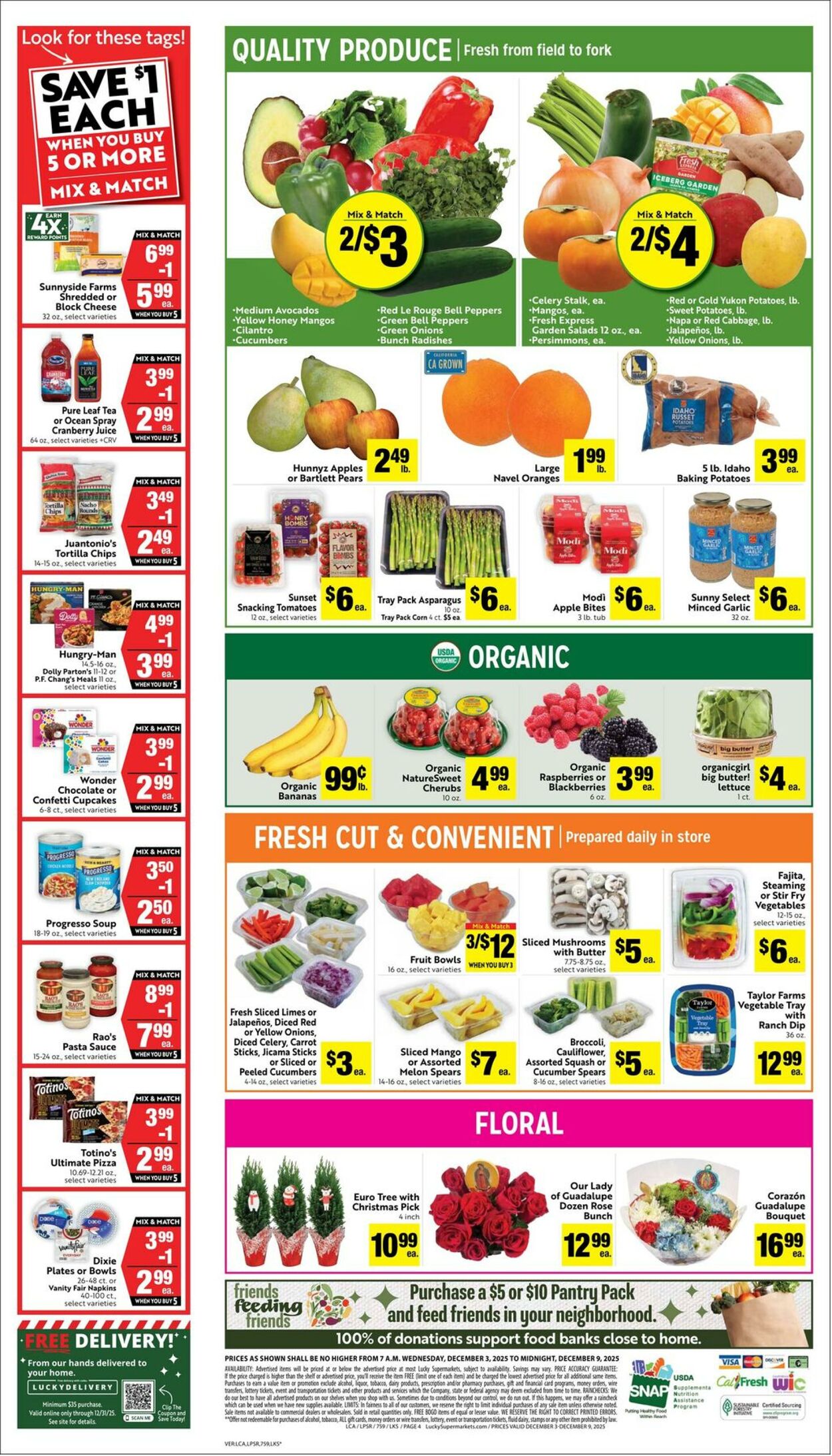 Weekly ad Lucky Supermarkets 12/03/2025 - 12/09/2025