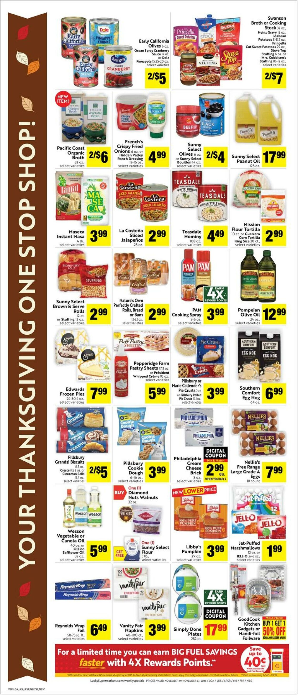Weekly ad Lucky Supermarkets 11/19/2025 - 11/27/2025