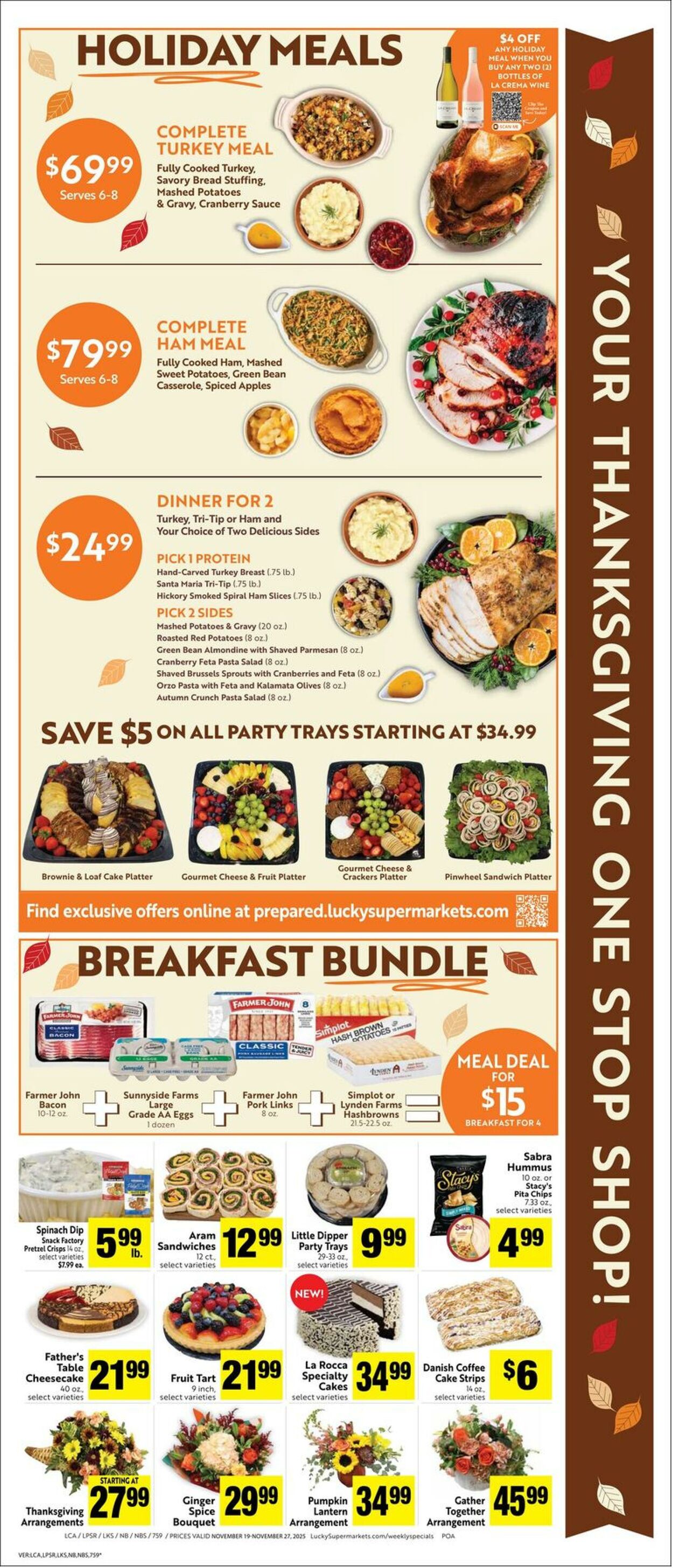Weekly ad Lucky Supermarkets 11/19/2025 - 11/27/2025