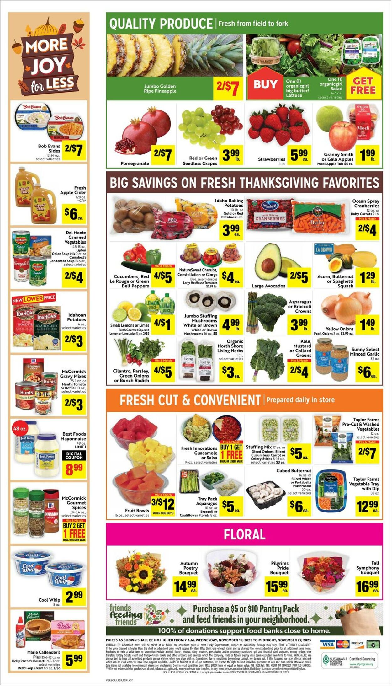Weekly ad Lucky Supermarkets 11/19/2025 - 11/27/2025