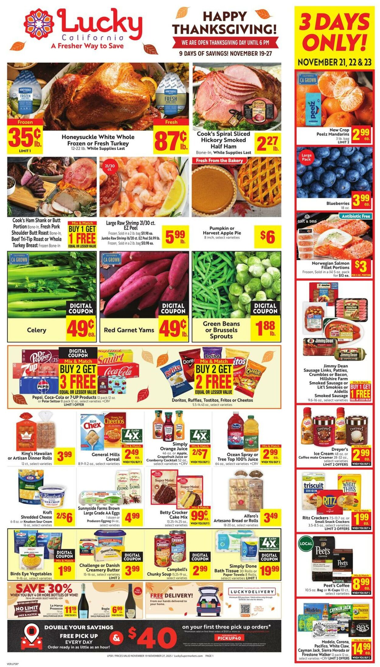 Weekly ad Lucky Supermarkets 11/19/2025 - 11/27/2025
