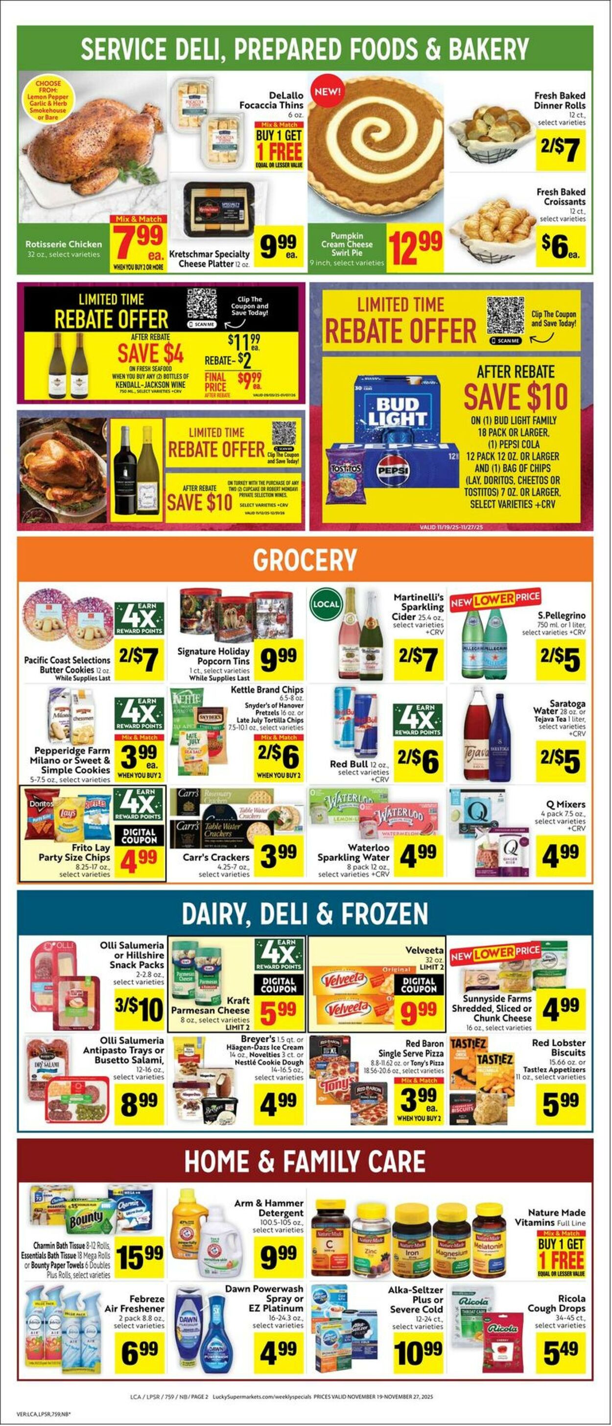 Weekly ad Lucky Supermarkets 11/19/2025 - 11/27/2025