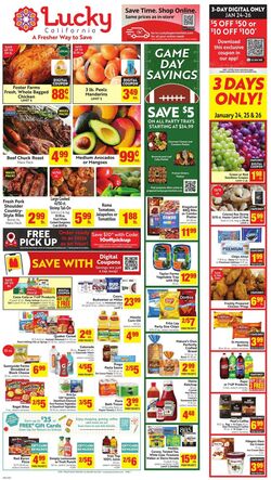 Weekly ad Lucky Supermarkets 01/22/2025 - 01/28/2025