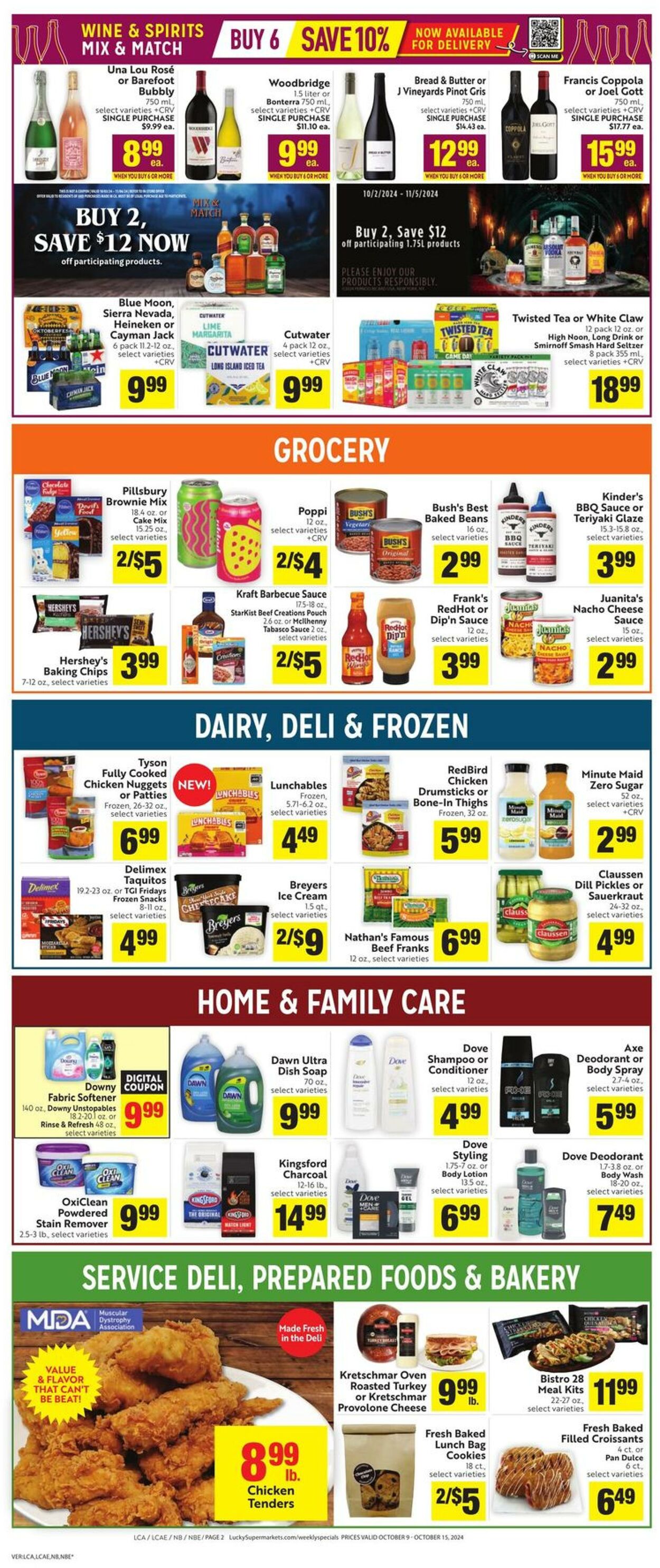 Weekly ad Lucky Supermarkets 10/09/2024 - 10/15/2024