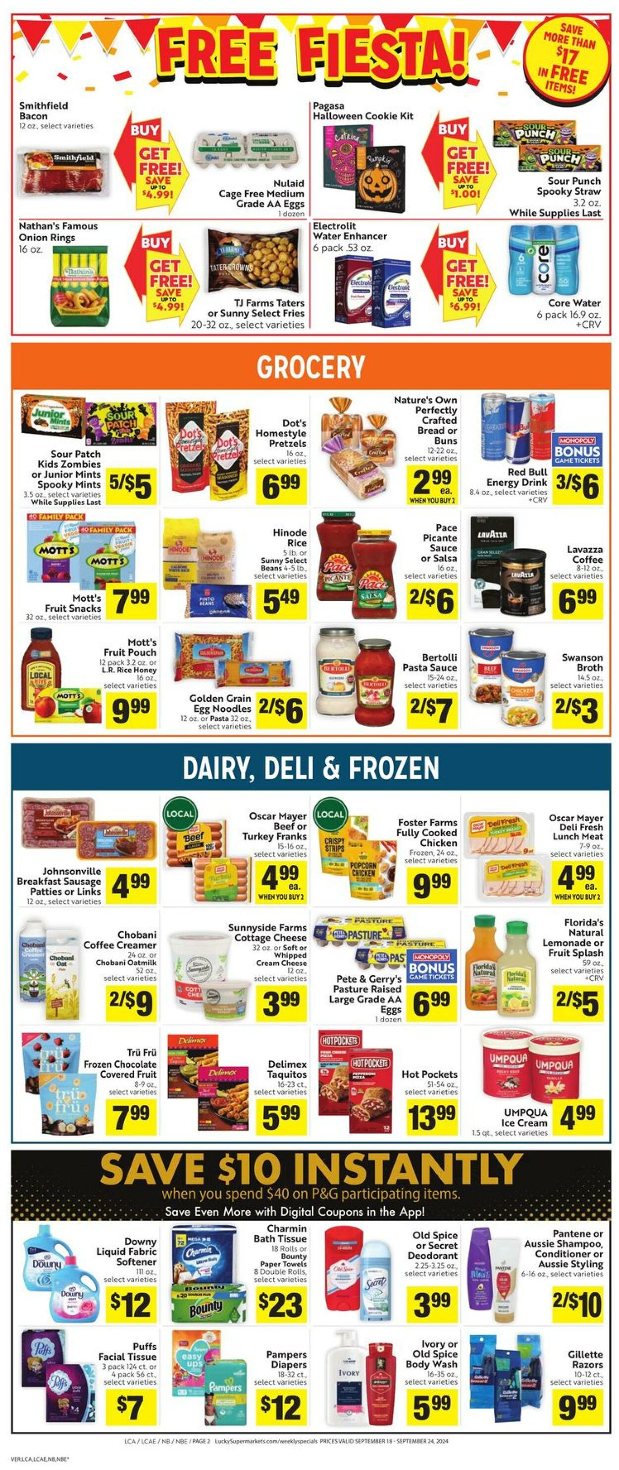 Weekly ad Lucky Supermarkets 09/18/2024 - 09/24/2024