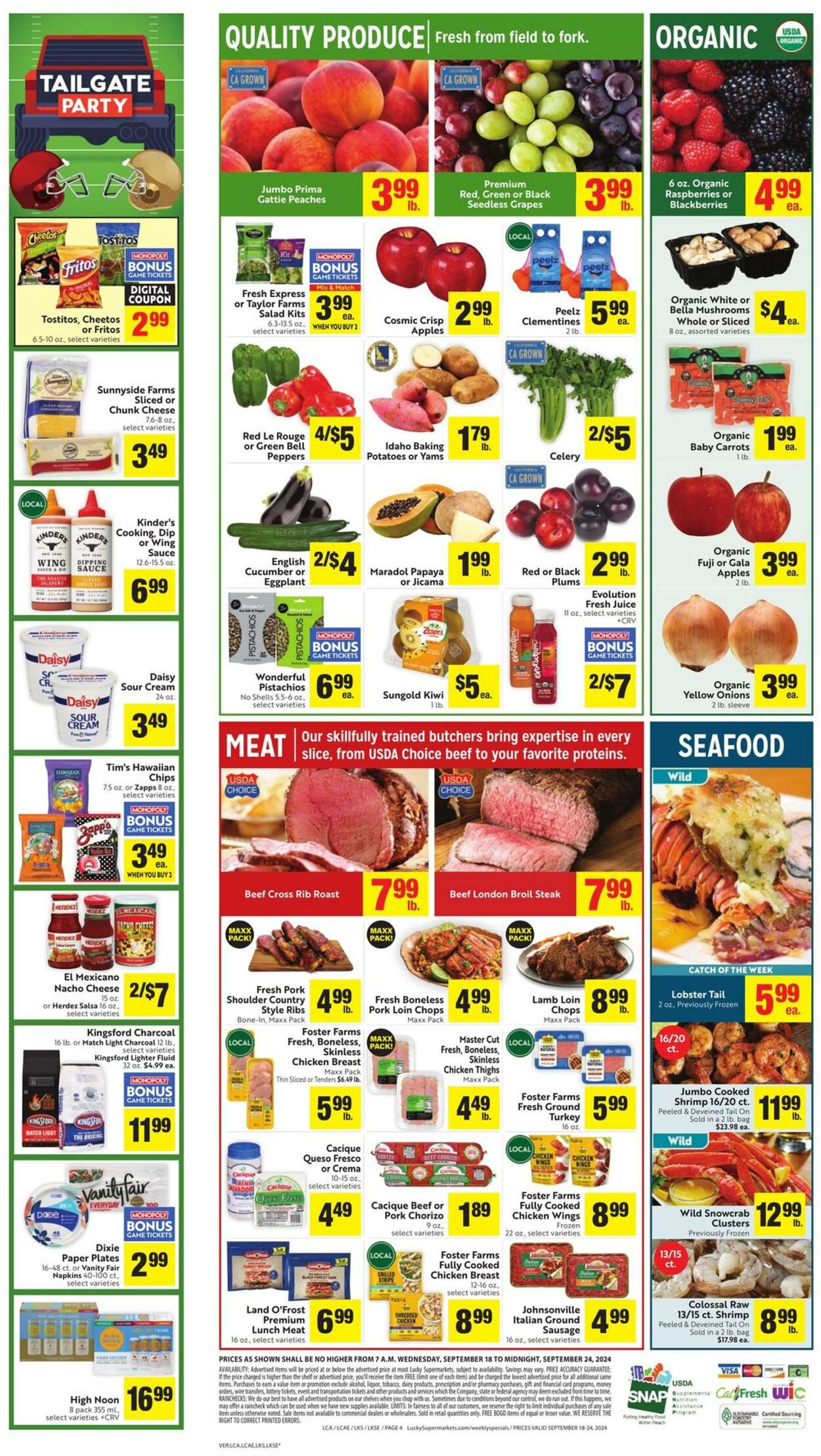 Weekly ad Lucky Supermarkets 09/18/2024 - 09/24/2024