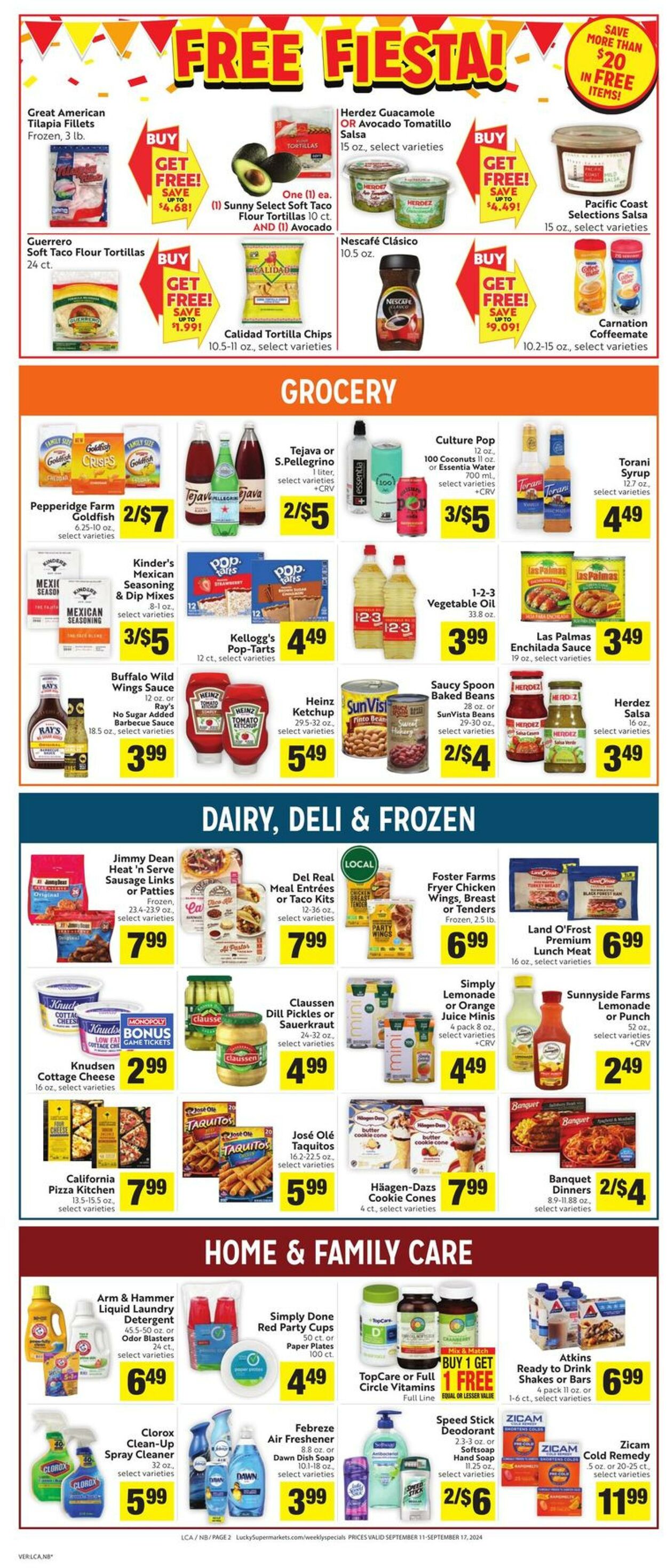 Weekly ad Lucky Supermarkets 09/11/2024 - 09/17/2024