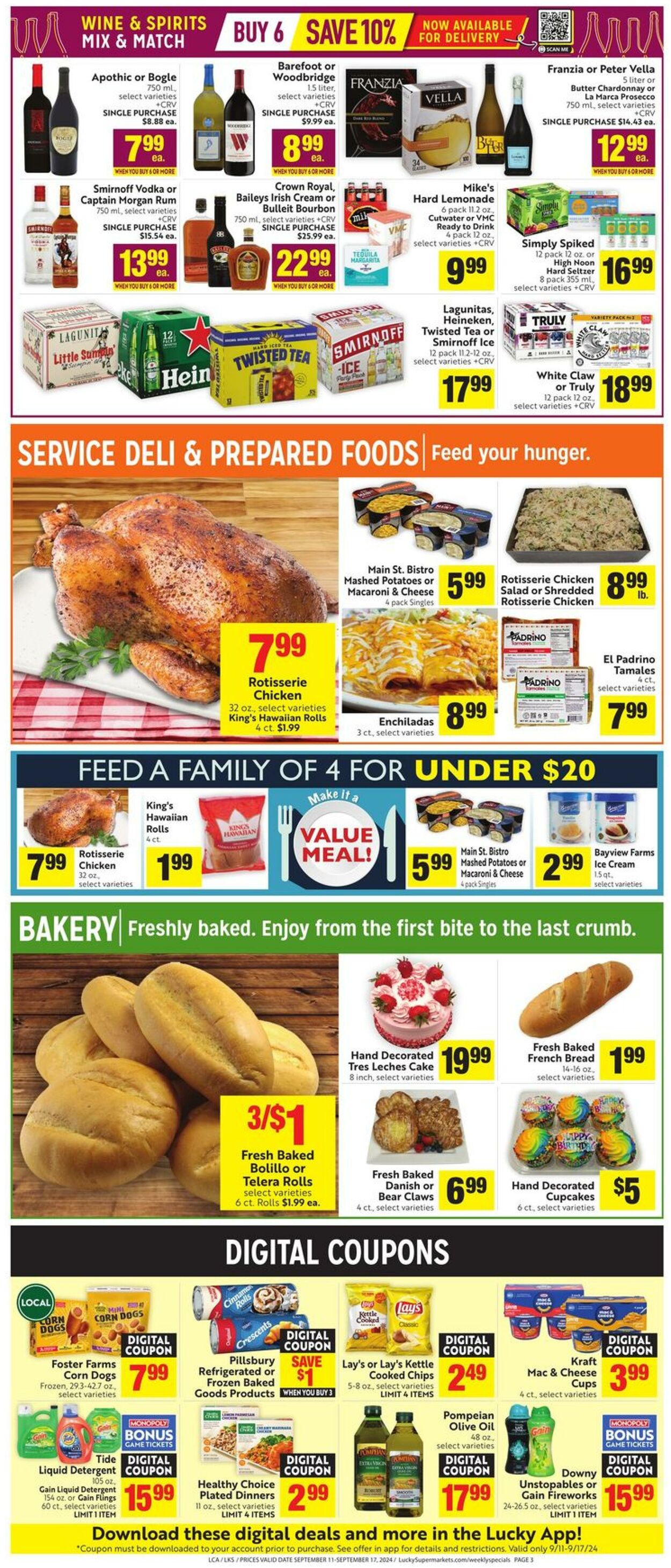 Weekly ad Lucky Supermarkets 09/11/2024 - 09/17/2024