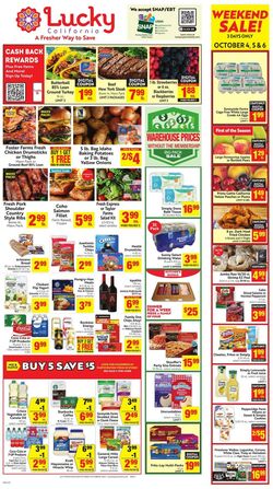 Weekly ad Lucky Supermarkets 10/02/2024 - 10/08/2024