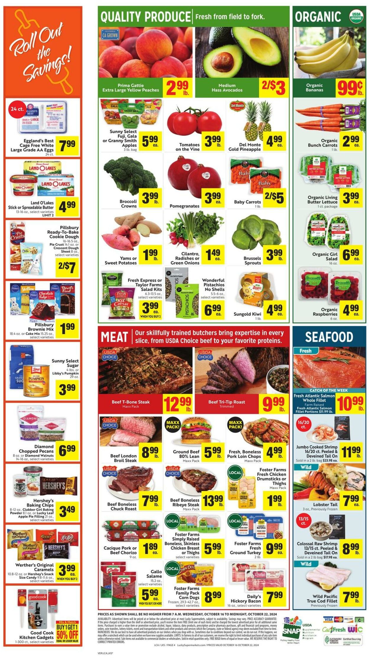 Weekly ad Lucky Supermarkets 10/16/2024 - 10/22/2024