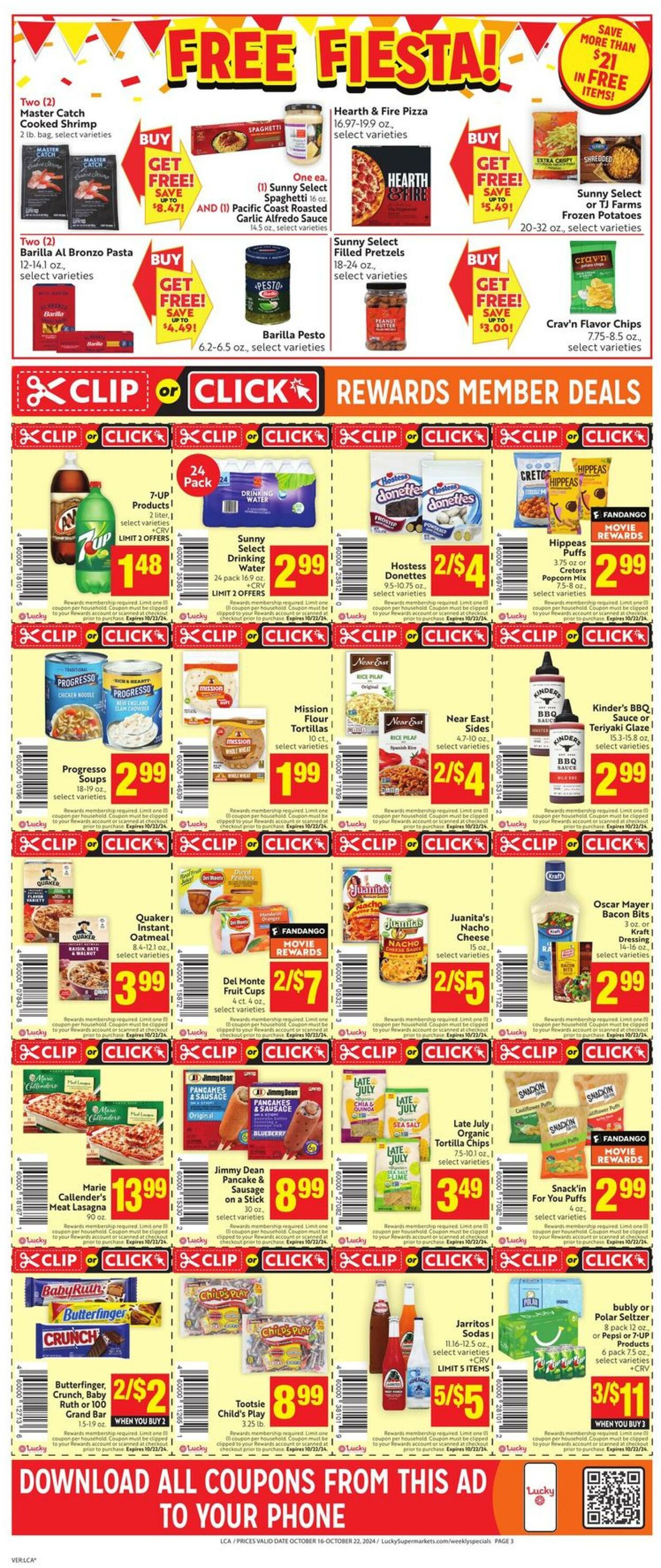 Weekly ad Lucky Supermarkets 10/16/2024 - 10/22/2024