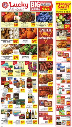 Weekly ad Lucky Supermarkets 10/09/2024 - 10/15/2024