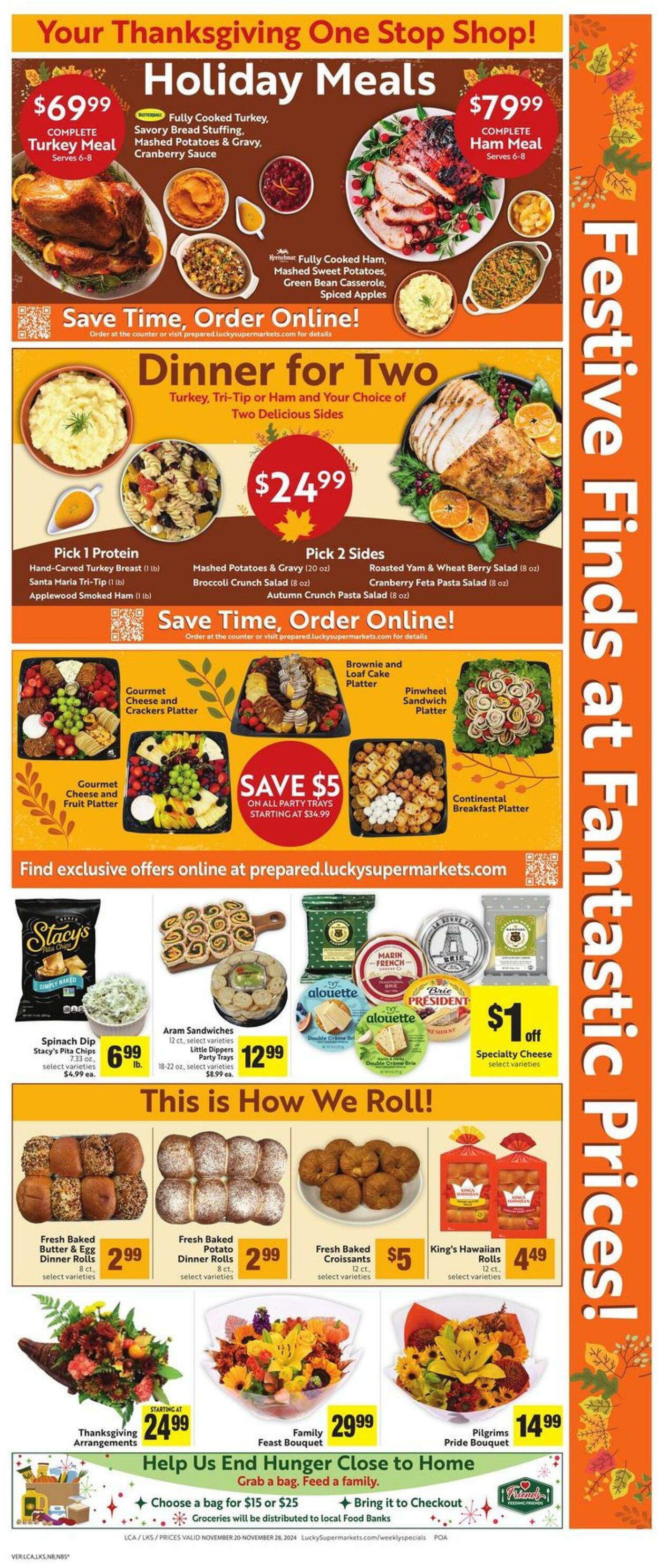 Weekly ad Lucky Supermarkets 11/20/2024 - 11/28/2024