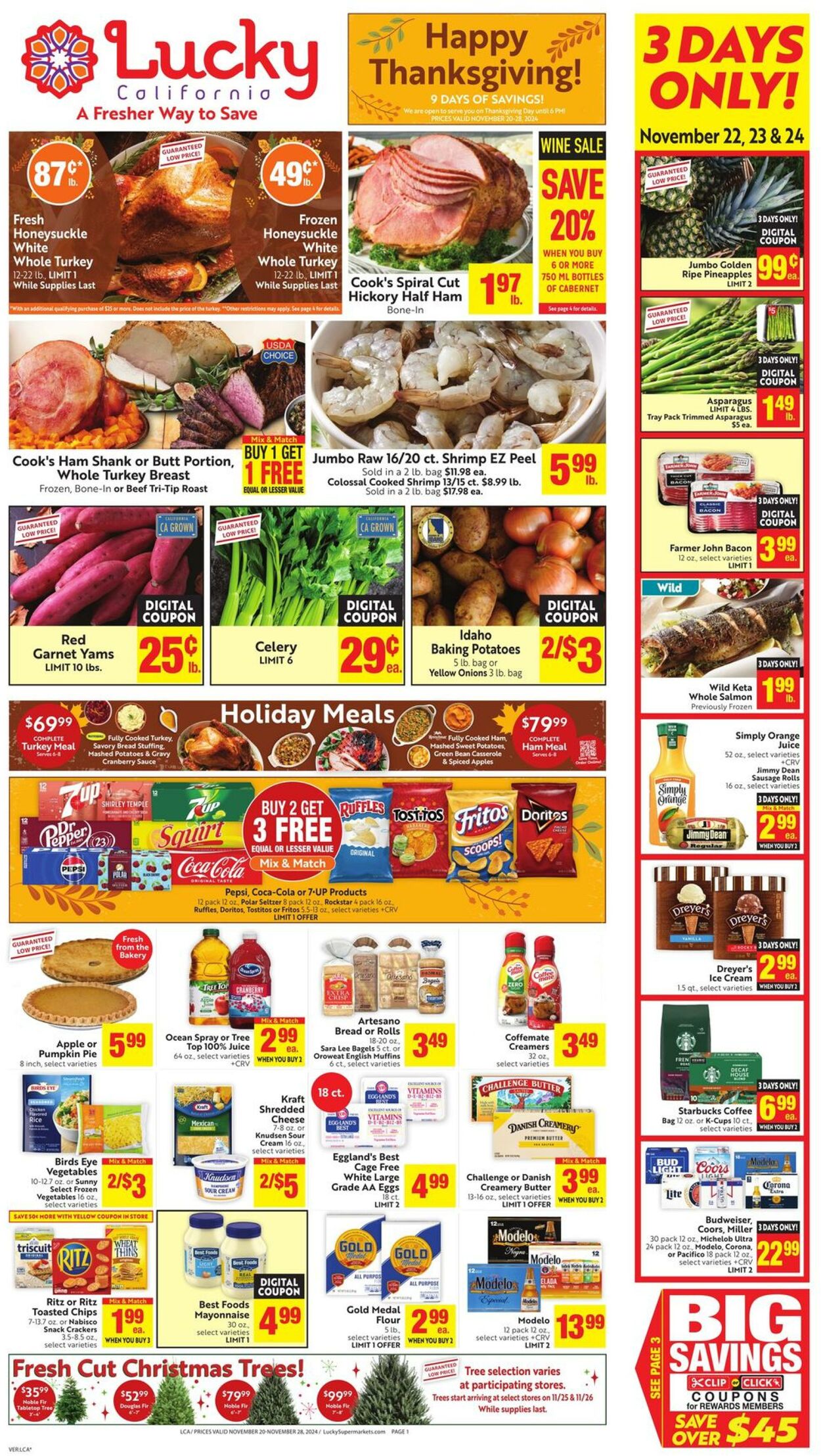 Weekly ad Lucky Supermarkets 11/20/2024 - 11/28/2024