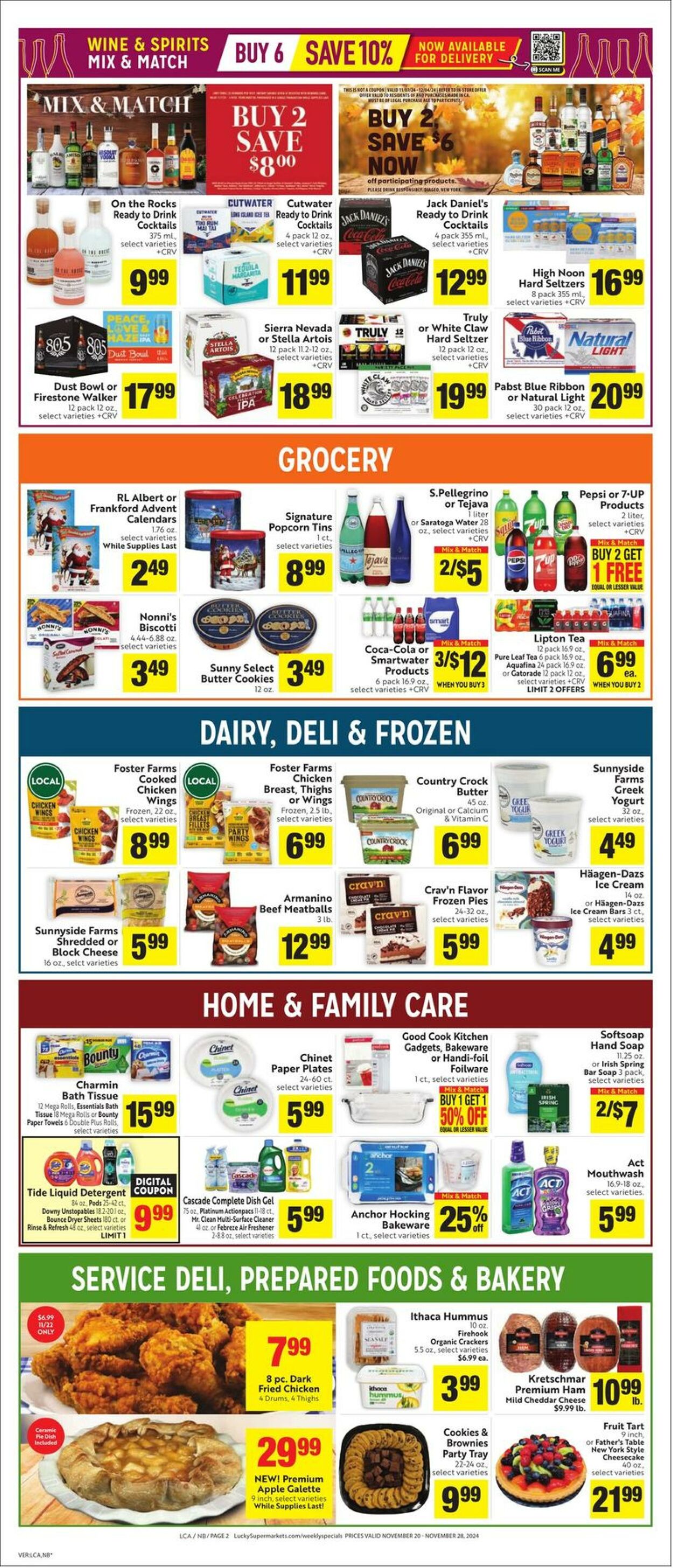 Weekly ad Lucky Supermarkets 11/20/2024 - 11/28/2024