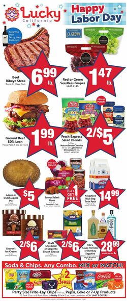 Weekly ad Lucky Supermarkets 08/31/2022-09/06/2022