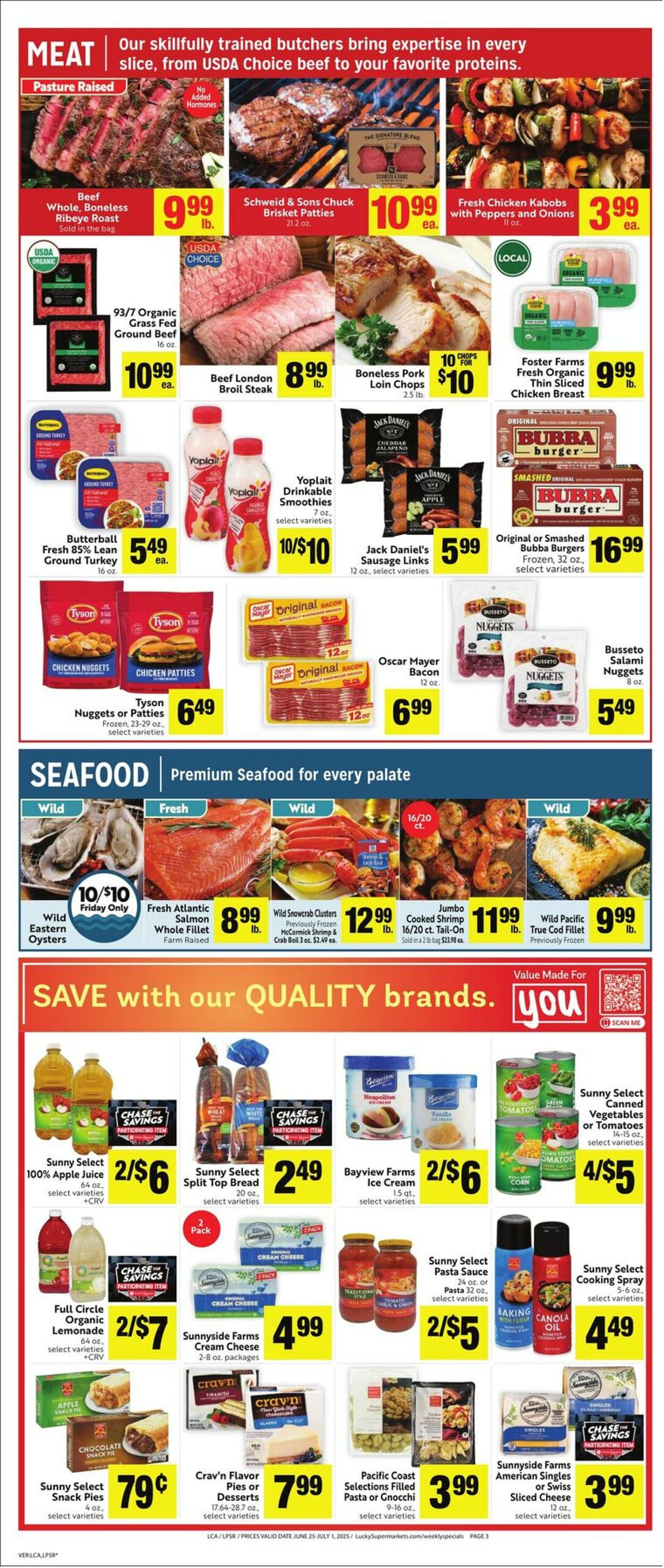 Weekly ad Lucky Supermarkets 06/25/2025 - 07/01/2025