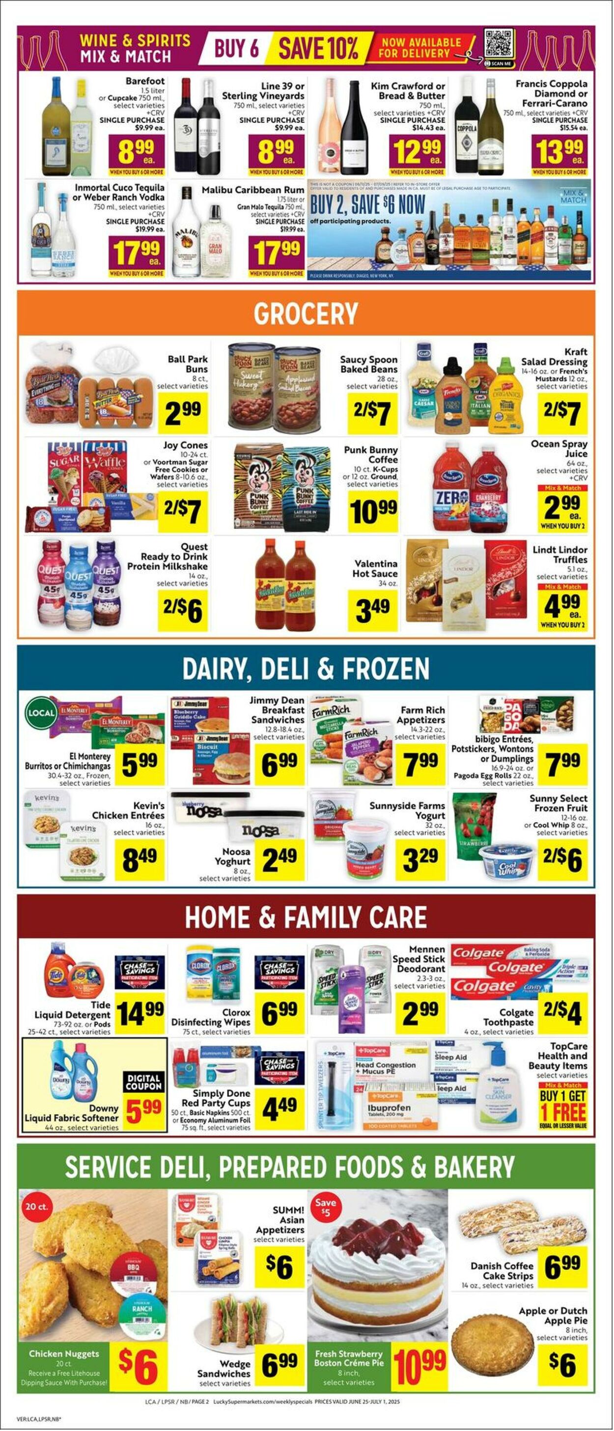 Weekly ad Lucky Supermarkets 06/25/2025 - 07/01/2025