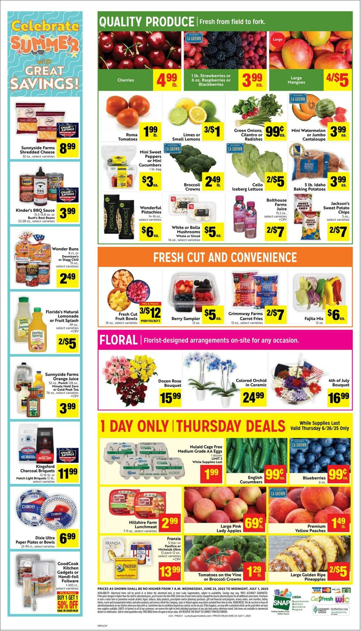 Weekly ad Lucky Supermarkets 06/25/2025 - 07/01/2025