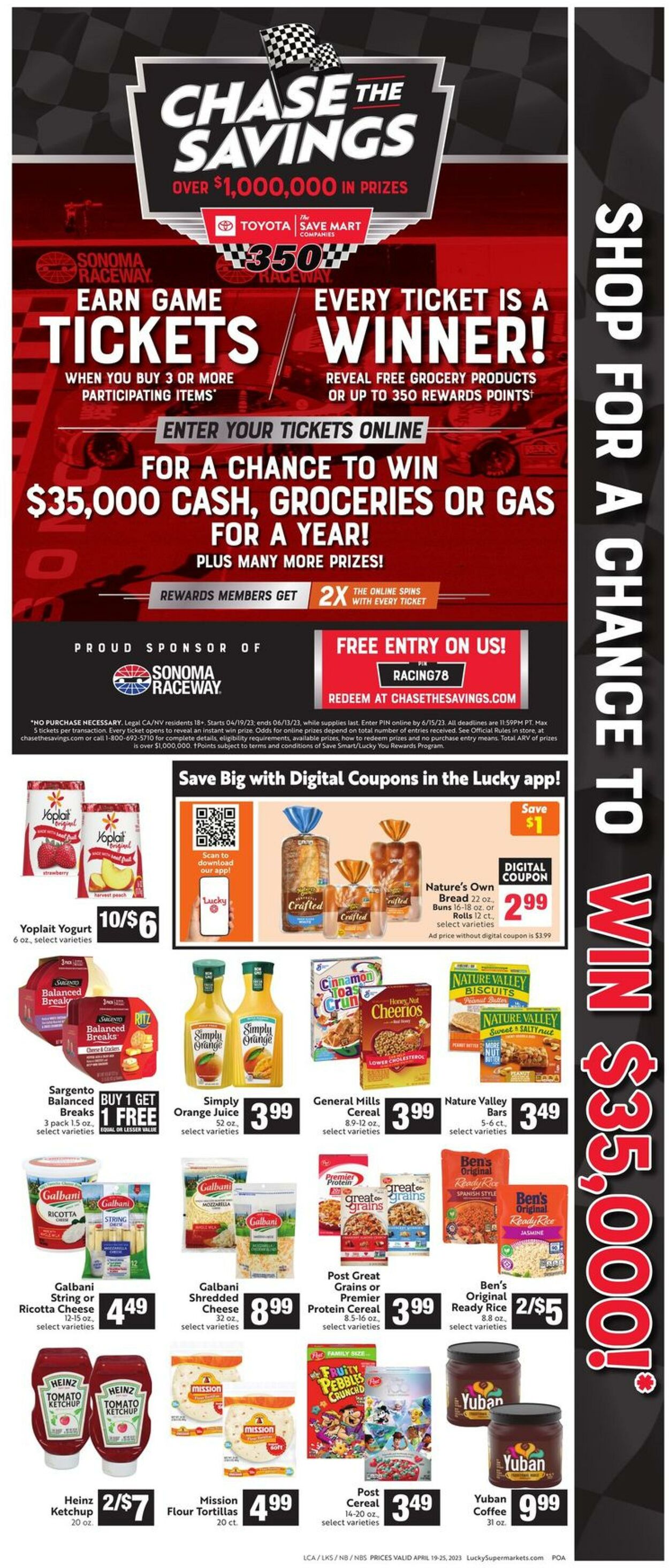 Weekly ad Lucky Supermarkets 04/19/2023 - 04/25/2023