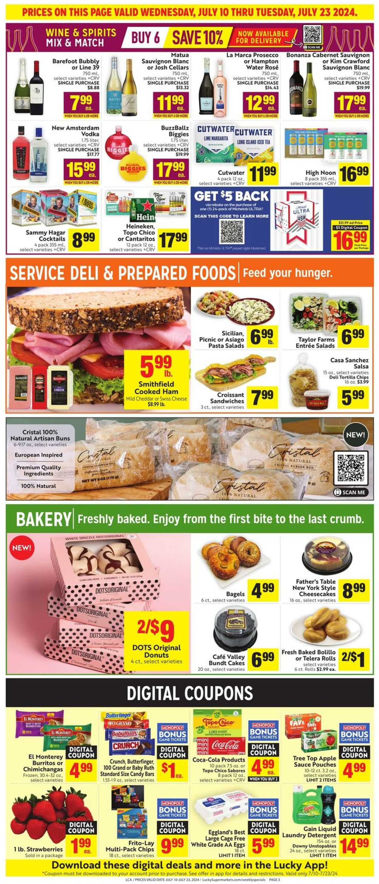 Weekly ad Lucky Supermarkets 07/10/2024 - 07/16/2024