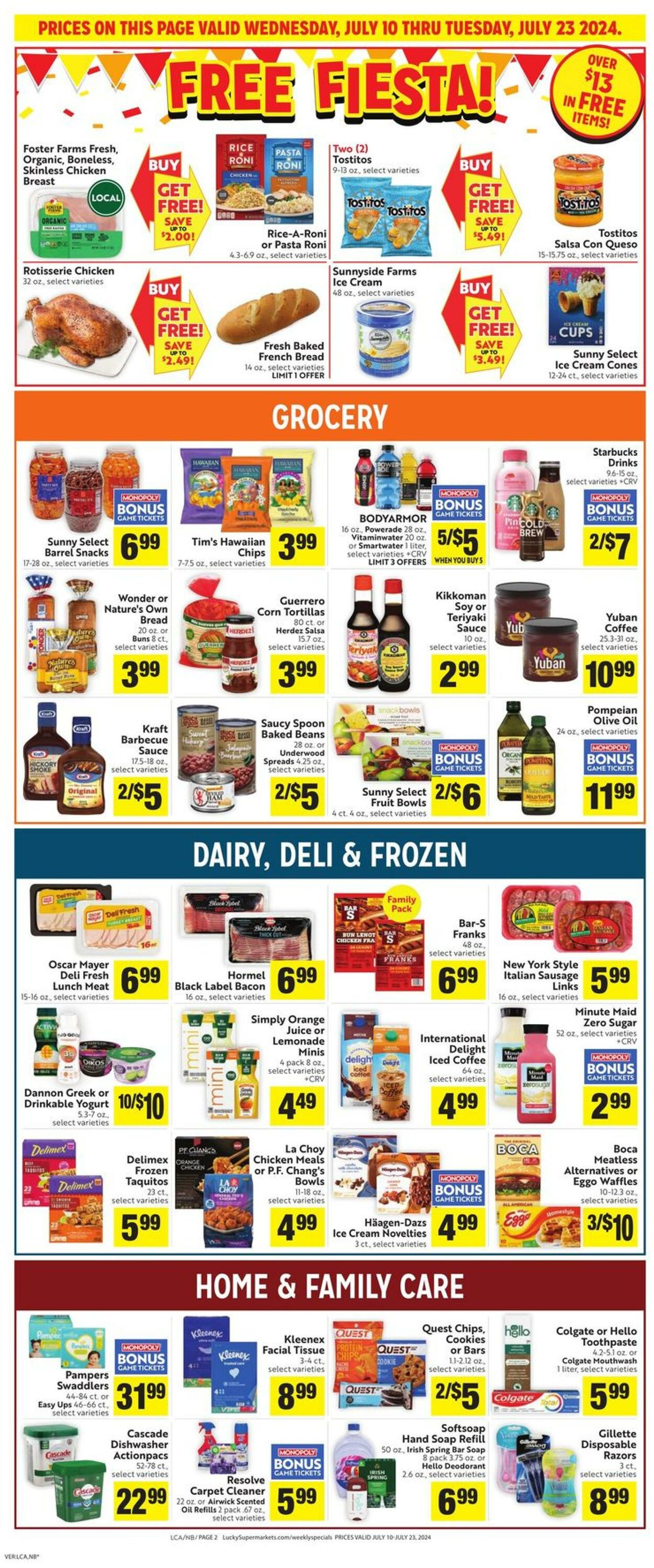 Weekly ad Lucky Supermarkets 07/10/2024 - 07/16/2024